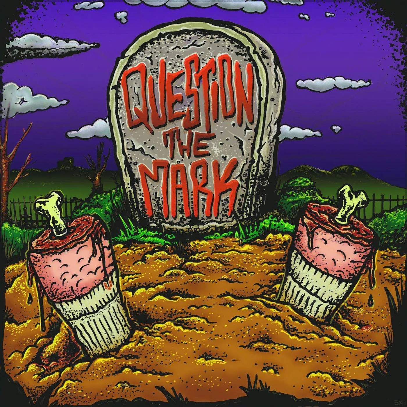 Question the Mark NIGHTMARE ON MISERY STREET Vinyl Record