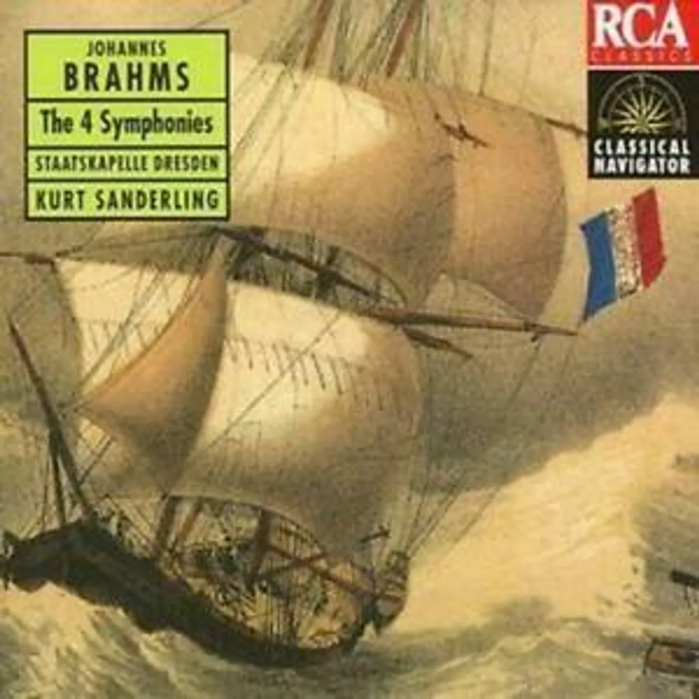 Kurt Sanderling BRAHMS: SYMPHONIES NO. 1-4: CLASSICAL NAV CD