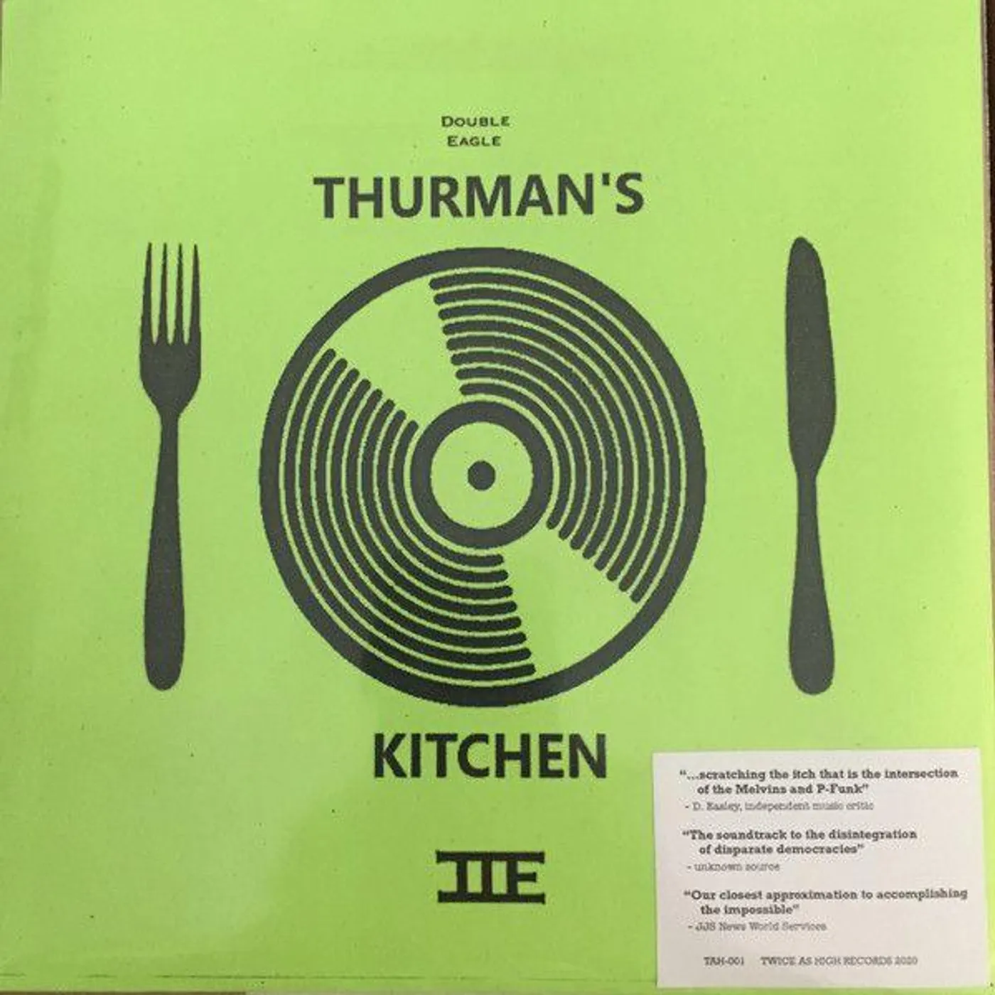 Double Eagle THURMAN'S KITCHEN Vinyl Record