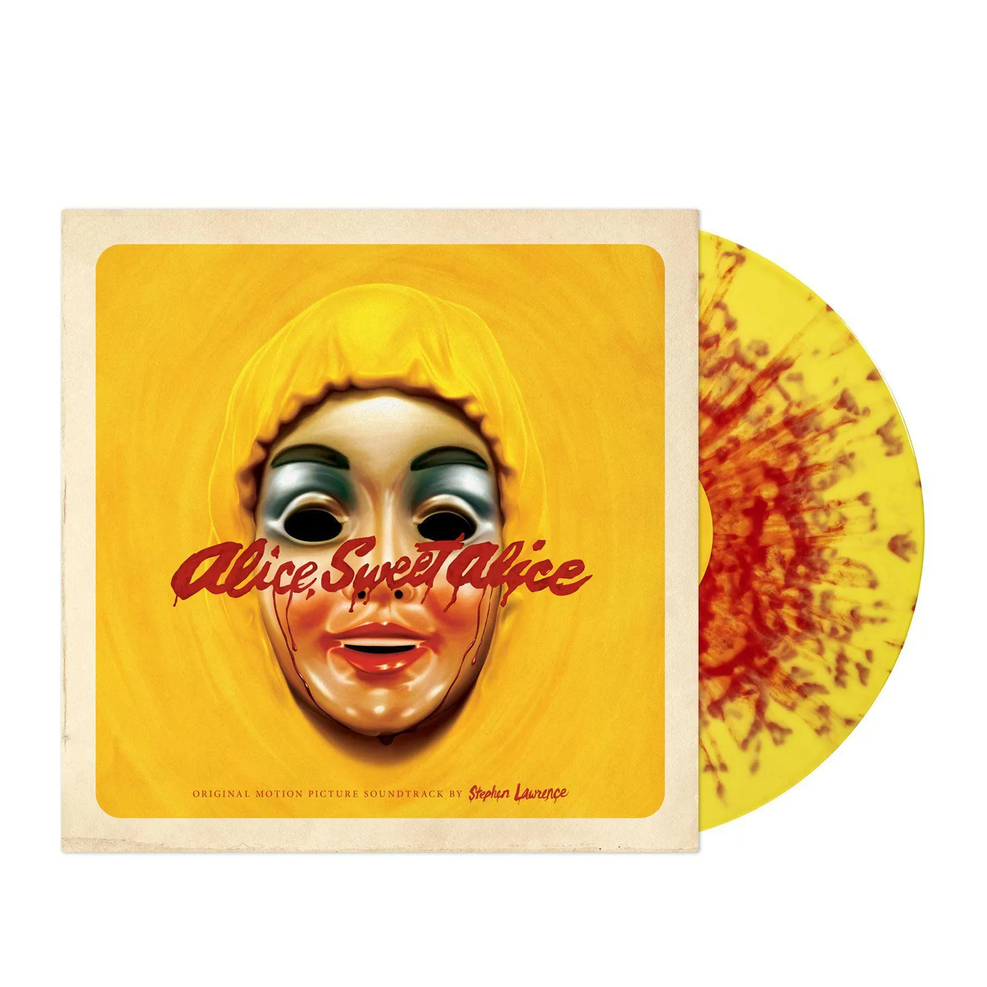 Stephen Lawrence Alice Sweet Alice OST (Yellow Splatter) Vinyl Record