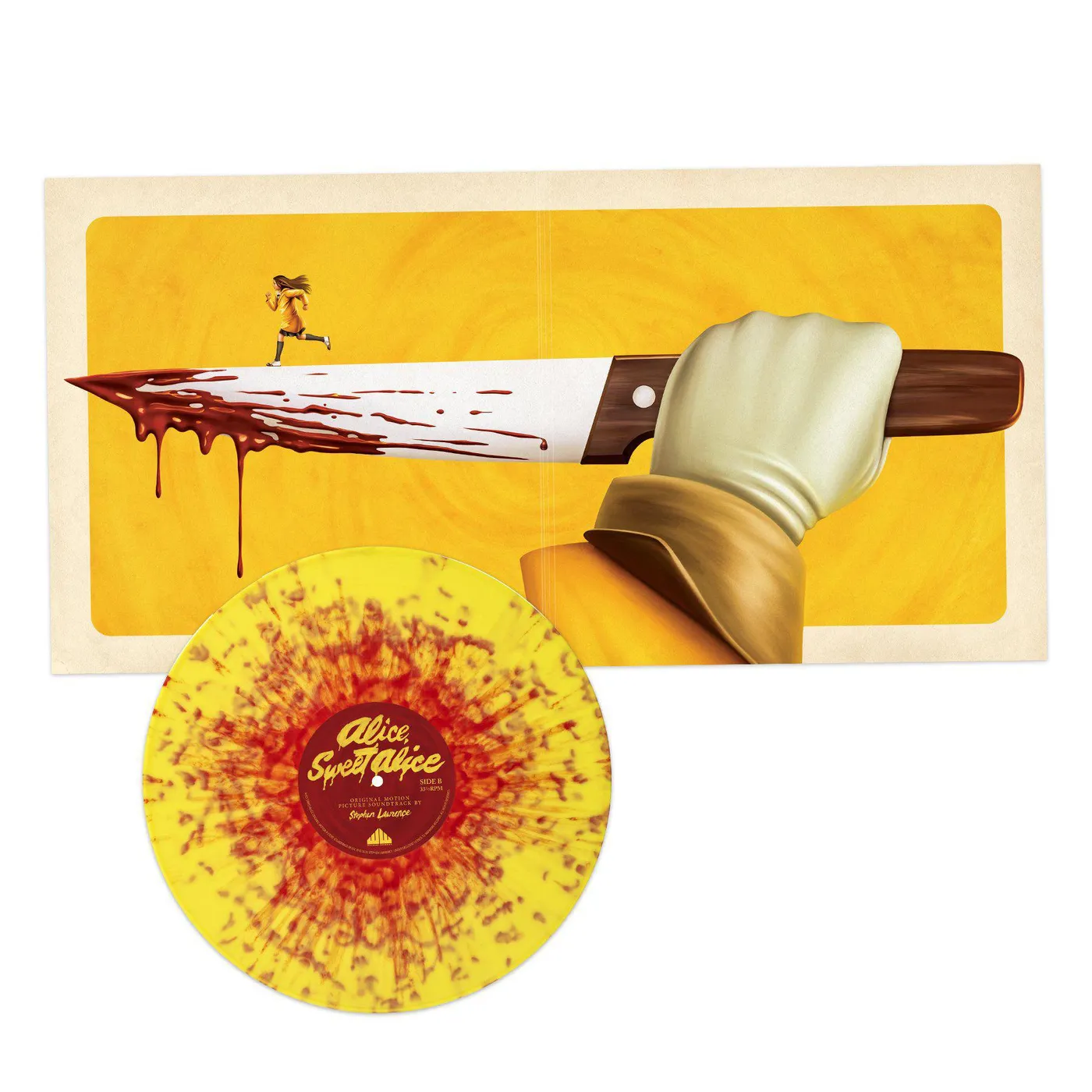 Stephen Lawrence Alice Sweet Alice OST (Yellow Splatter) Vinyl Record