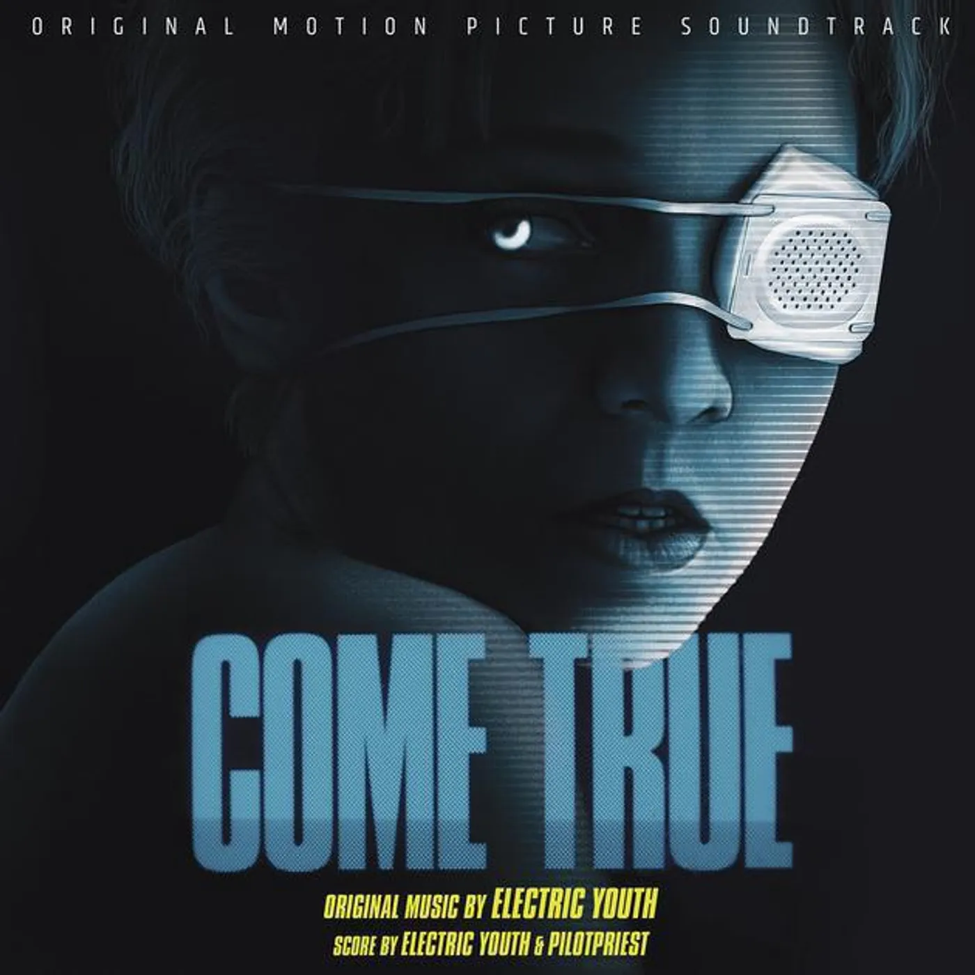 Electric Youth & Pilotpriest COME TRUE (SEEP STUDY (CYAN BLUE WITH RED & YELLOW SPLATTER VINYL) Vinyl Record
