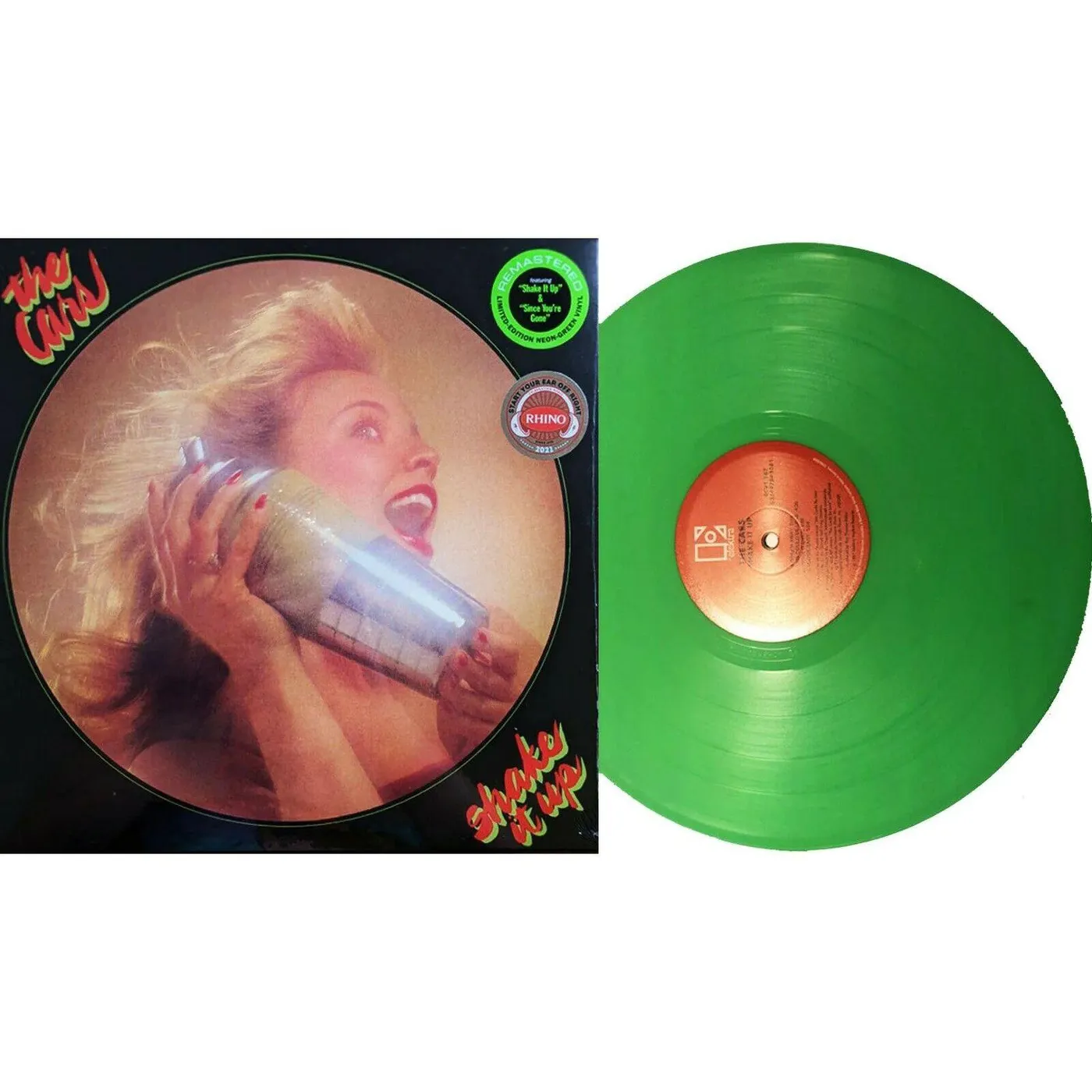 The Cars Shake It Up (Remastered/Limited Edition/Neon-Green) Vinyl Record