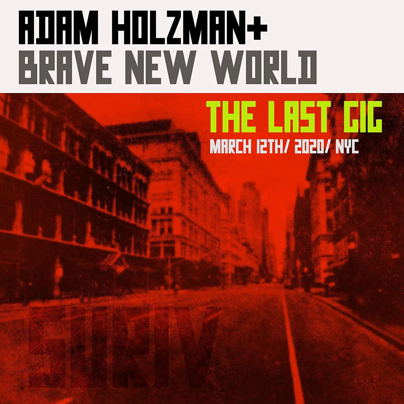 Adam Holzman LAST GIG CD