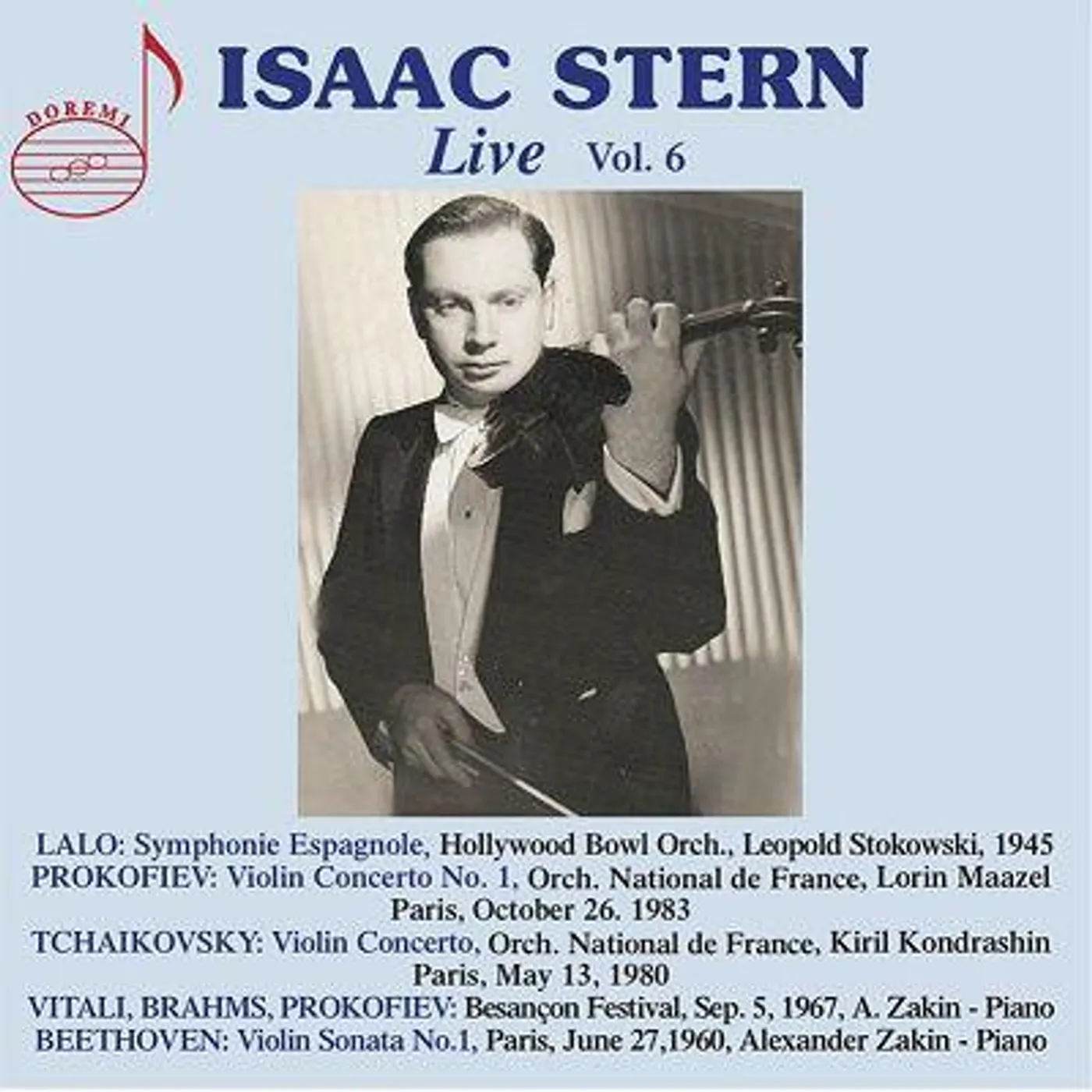 ISAAC STERN LIVE 6 / VARIOUS CD