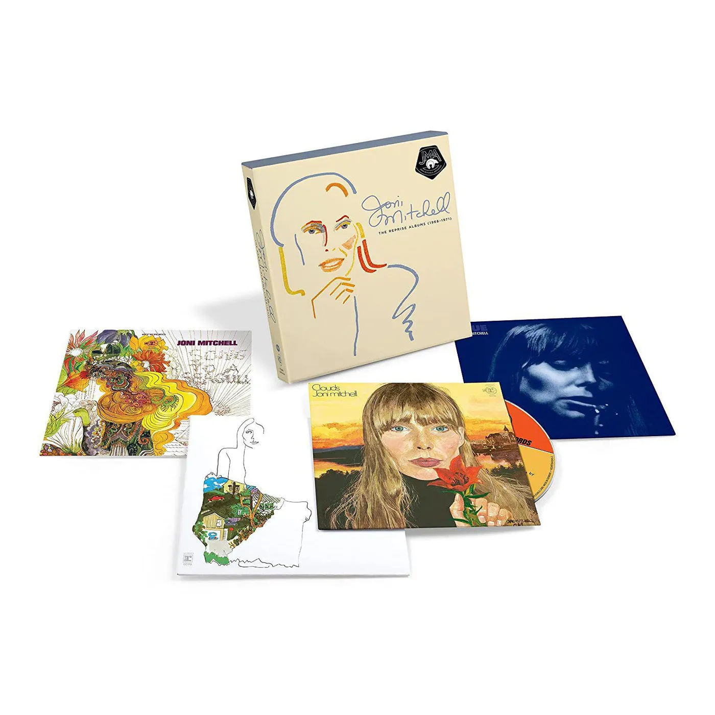 Joni Mitchell The Reprise Albums 1968-1971 (4CD Box Set)