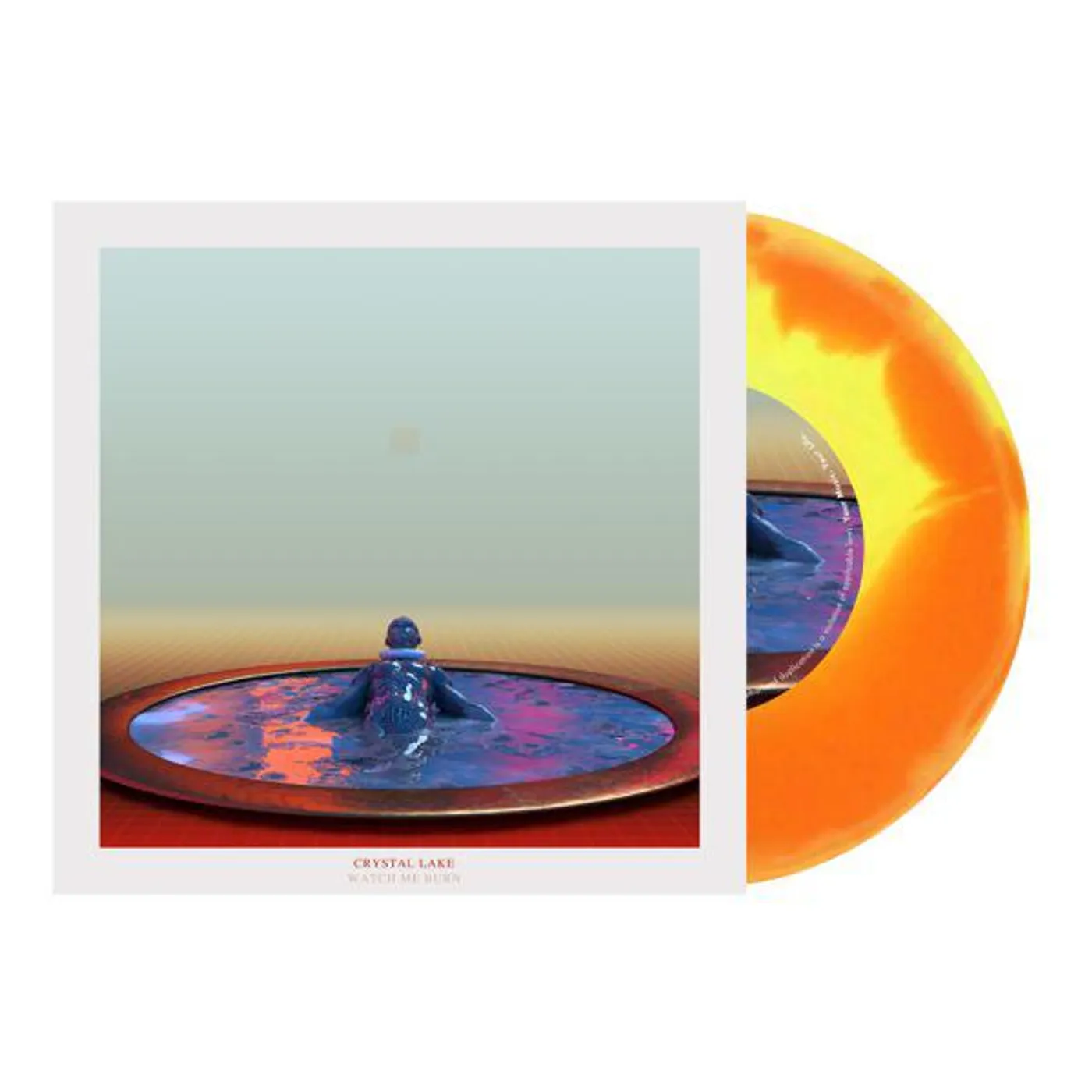 Crystal Lake WATCH ME BURN (ORANGE/YELLOW) Vinyl Record