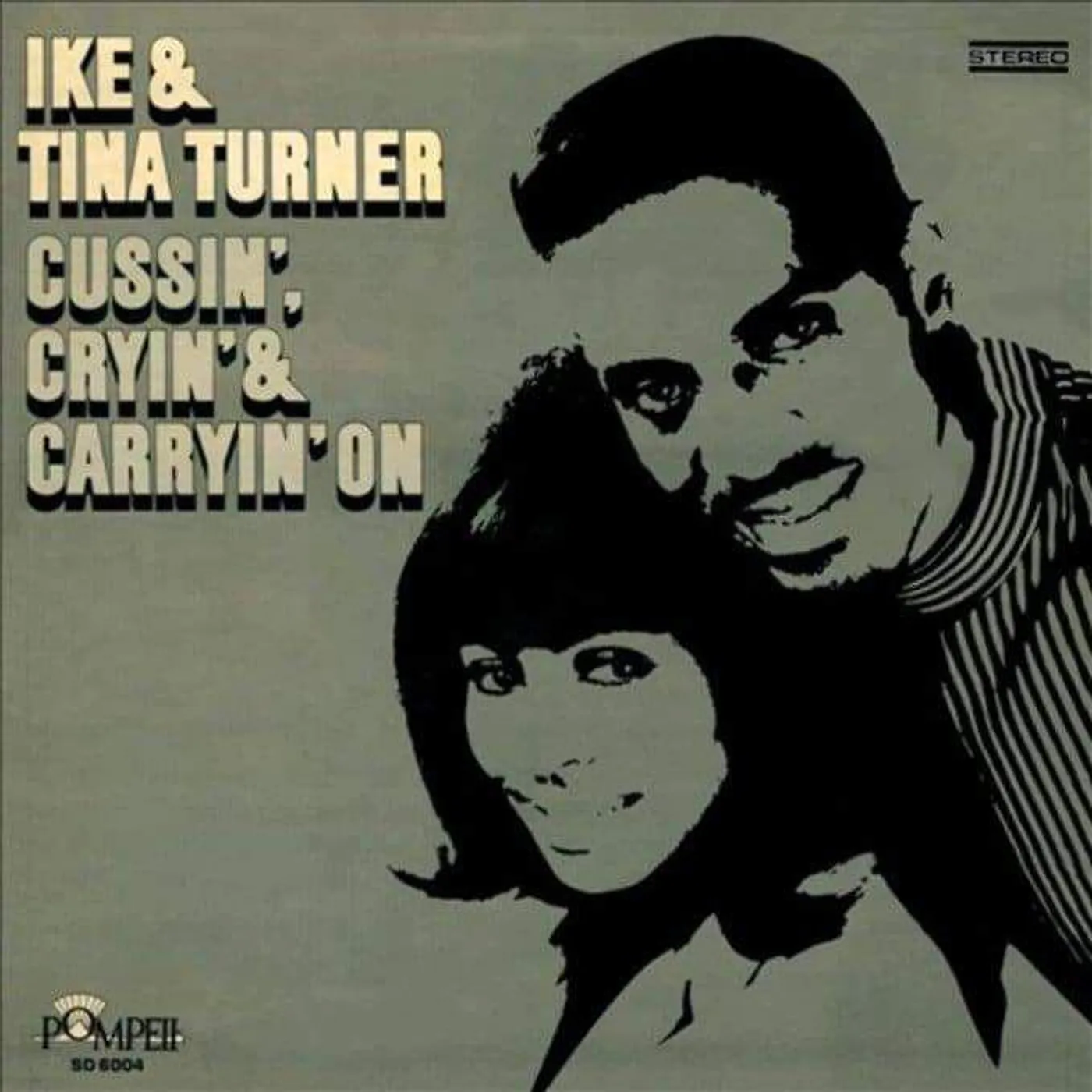 Ike & Tina Turner CUSSIN' CRYIN' (GOLD & PINK VINYL) Vinyl Record