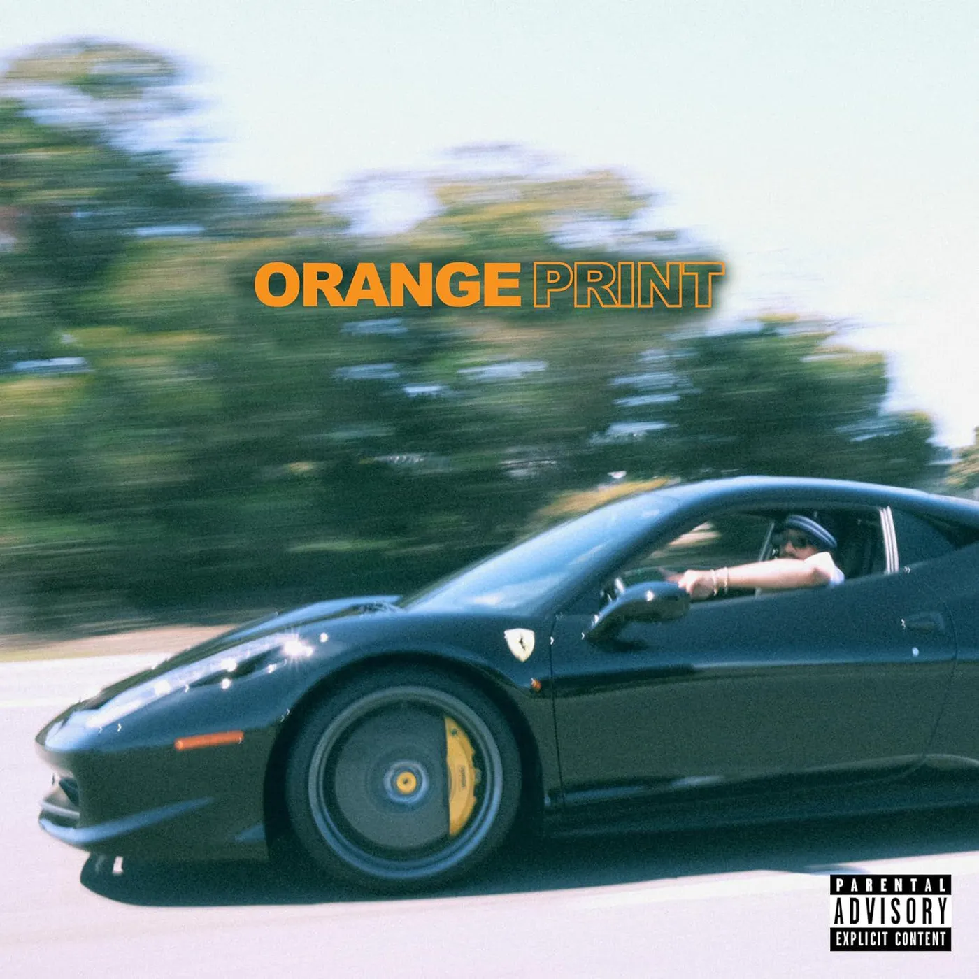 Larry June Orange Print (Transparent Orange) Vinyl Record