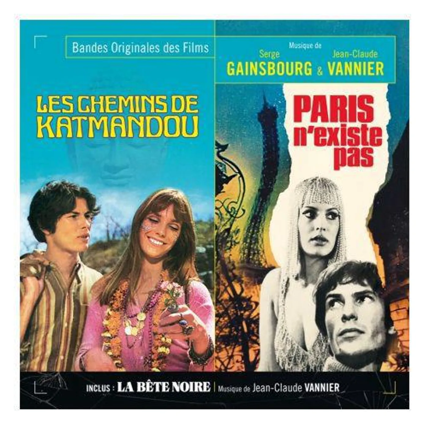 Serge Gainsbourg / Jean-Claude Vannier LES CHEMINS DE KATMANDOU / PARIS N'EXISTE PAS CD