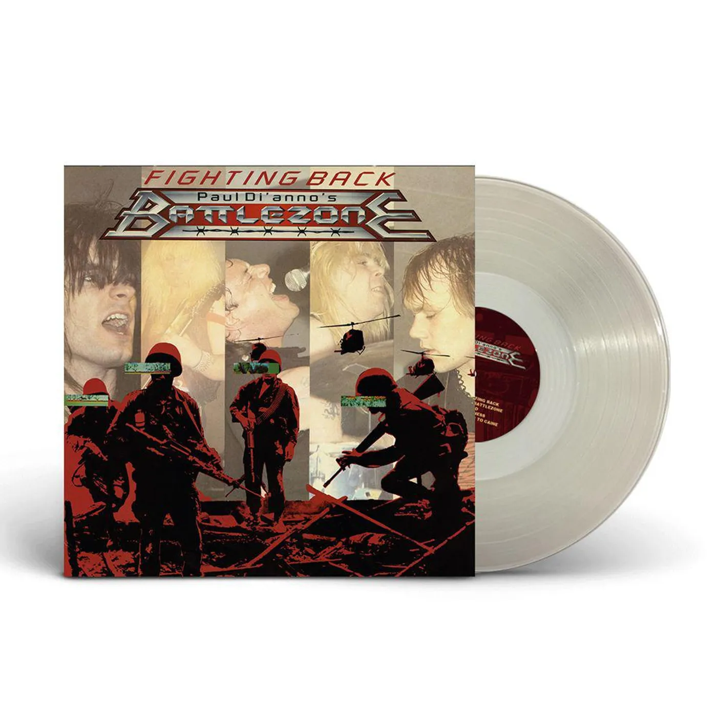 Paul Di'Anno's Battlezone Fighting Back (Clear) Vinyl Record