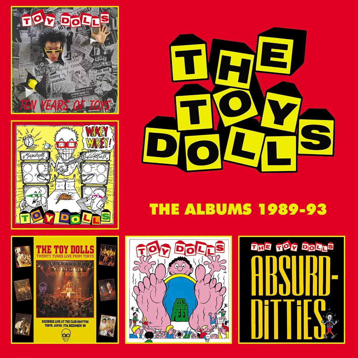 The Toy Dolls ALBUMS 1989-1993 CD