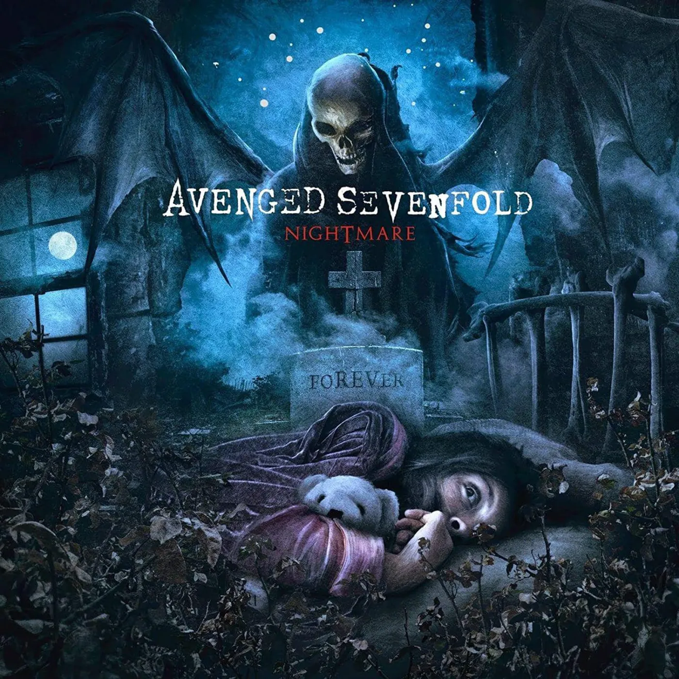 Avenged Sevenfold Nightmare (Transparent Blue) Vinyl Record