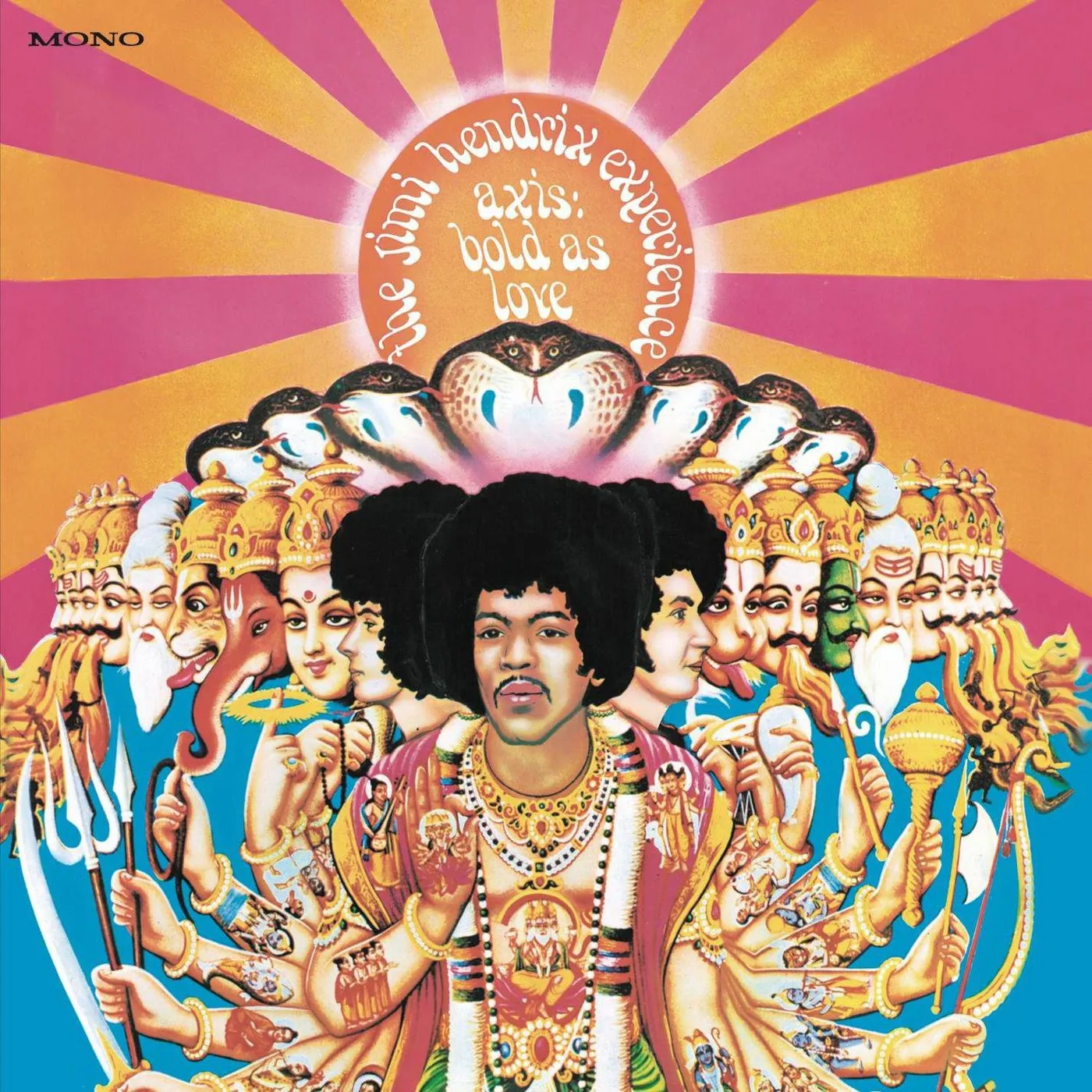 Jimi Hendrix Axis: Bold As Love (Mono Sound) Vinyl Record