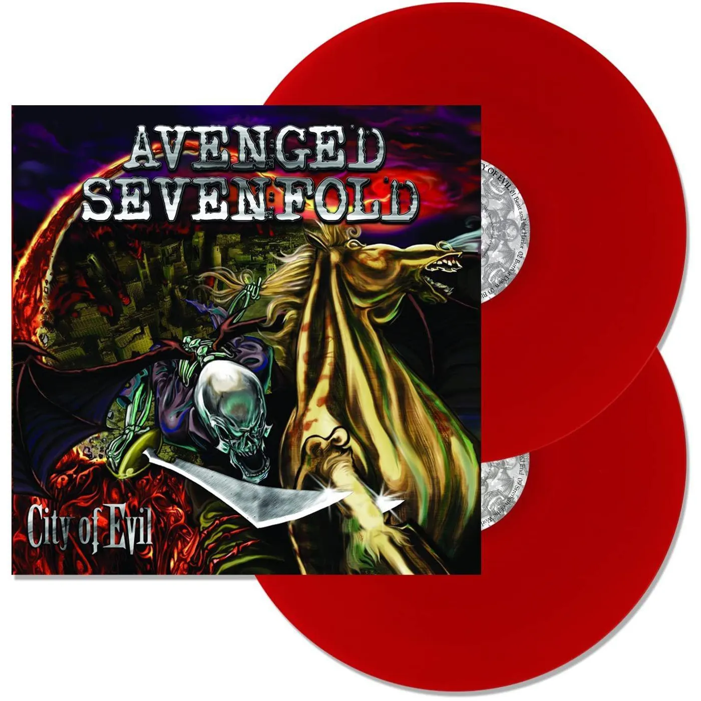 Avenged Sevenfold City Of Evil (Transparent Red/2LP) Vinyl Record