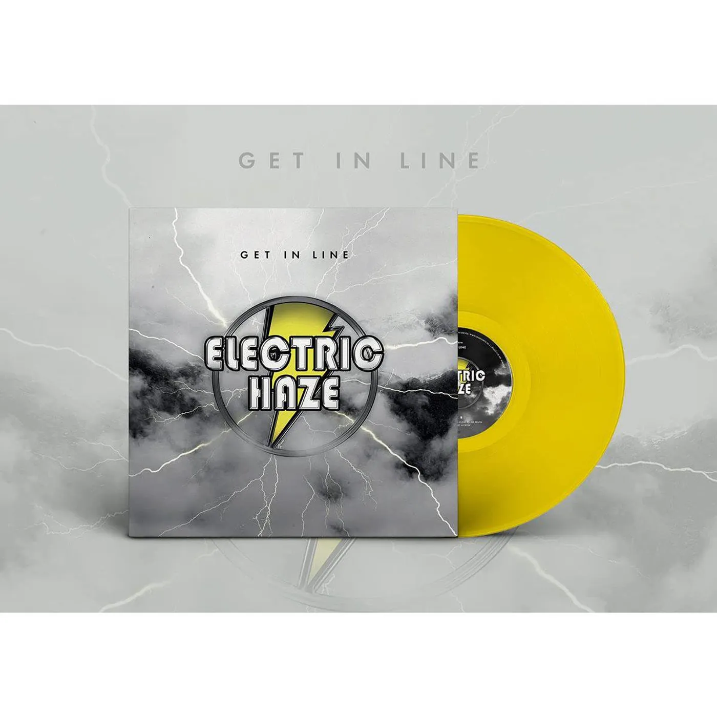 Electric Haze GET IN LINE (CLEAR YELLOW VINYL) Vinyl Record