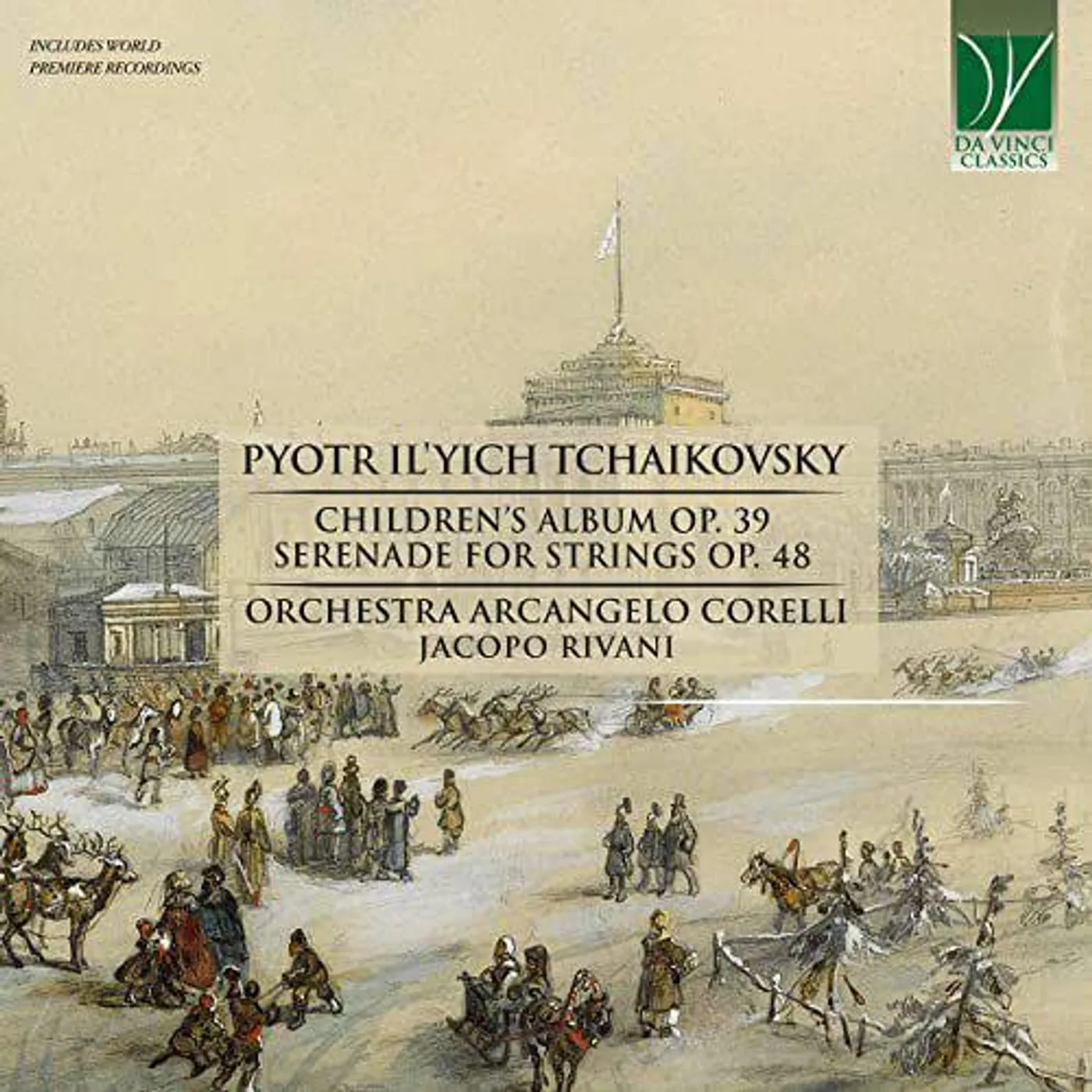 Jacopo Rivani and Orchestra Arcangelo Corelli TCHAIKOVSKY: CHILDREN S ALBUM OP 39 CD
