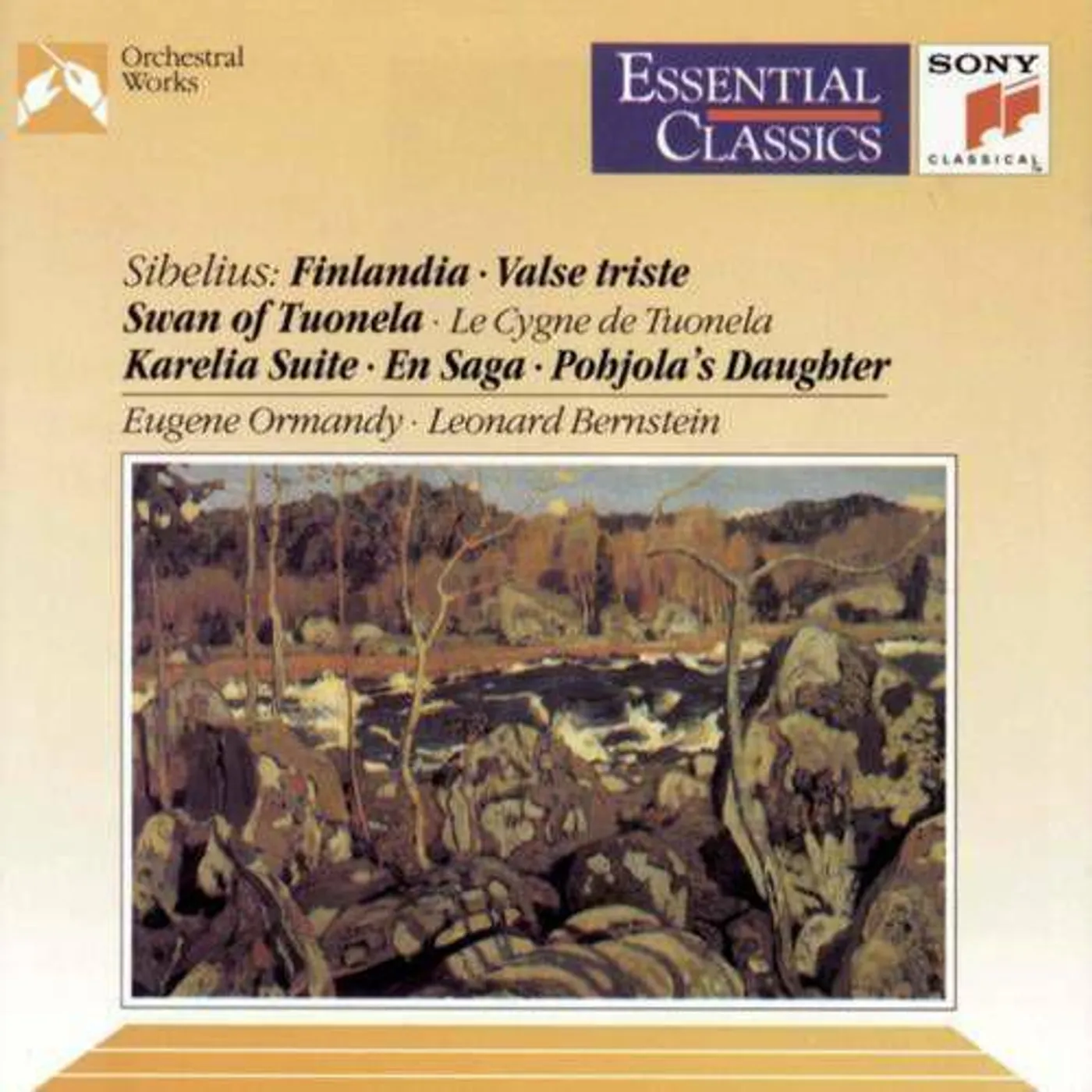 SIBELIUS, BERNSTEIN and NYP FINLANDIA / SWAN OF TUONELA CD