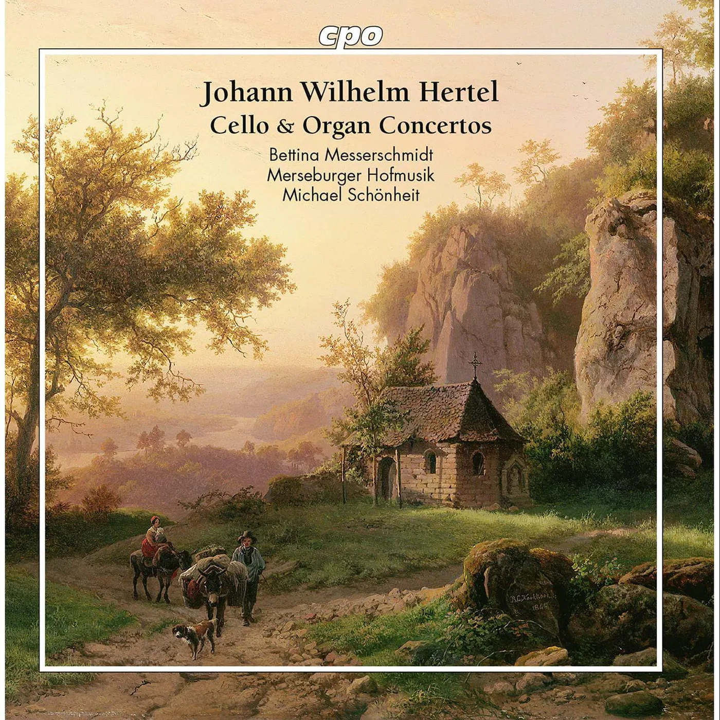 Bettina Messerschmidt, Merseburger Hofmusik, Michael Schönheit and, Johann Wilhelm Hertel CELLO & ORGAN CONCERTOS CD
