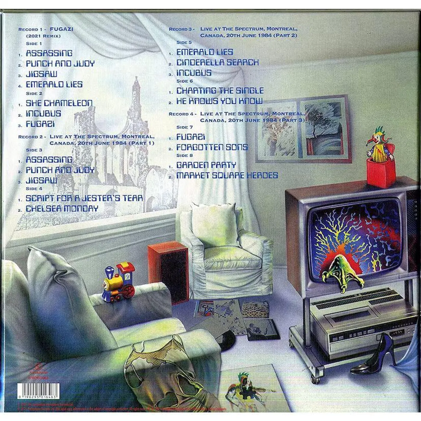 Marillion Fugazi (Deluxe Edition/Box Set/4LP) Vinyl Record