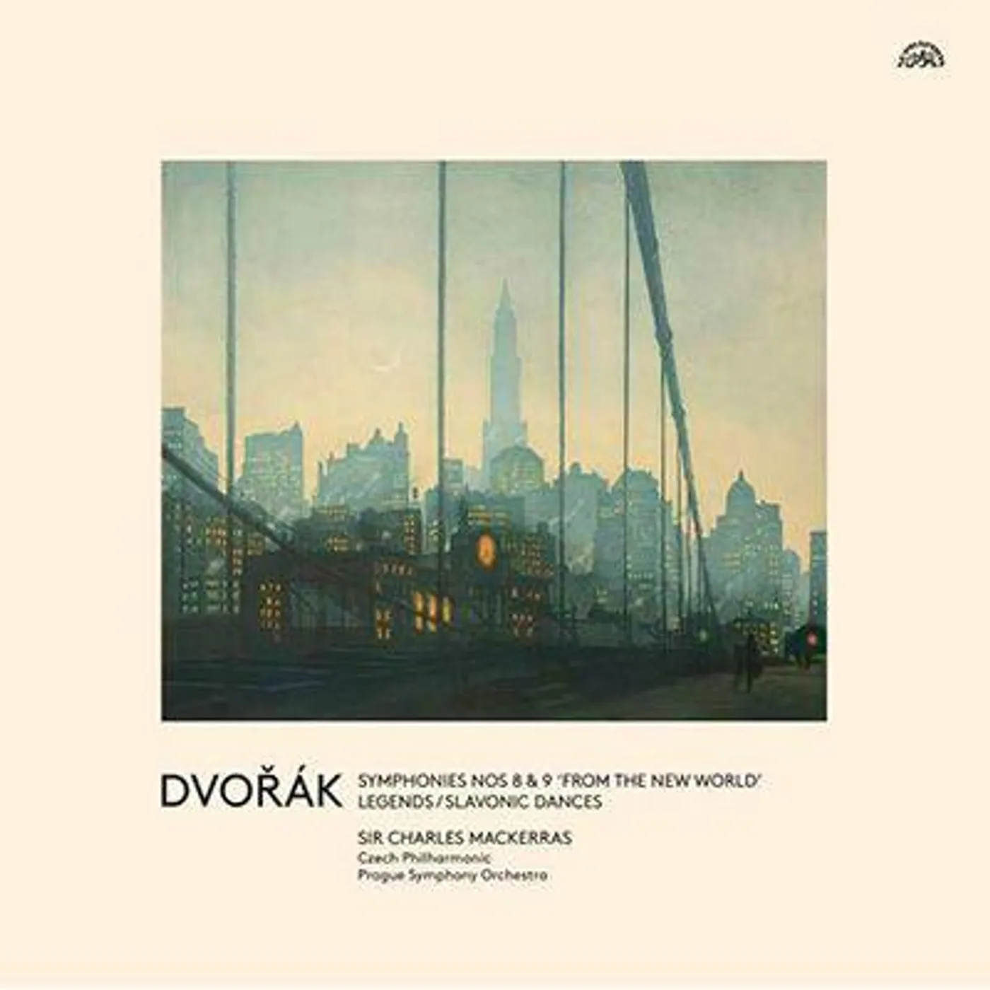 Dvorak / Czech Philharmonic / Prague Symphony Orch SYMPHONIES 8 & 9 LEGENDS & SLAVONIC DANCES Vinyl Record