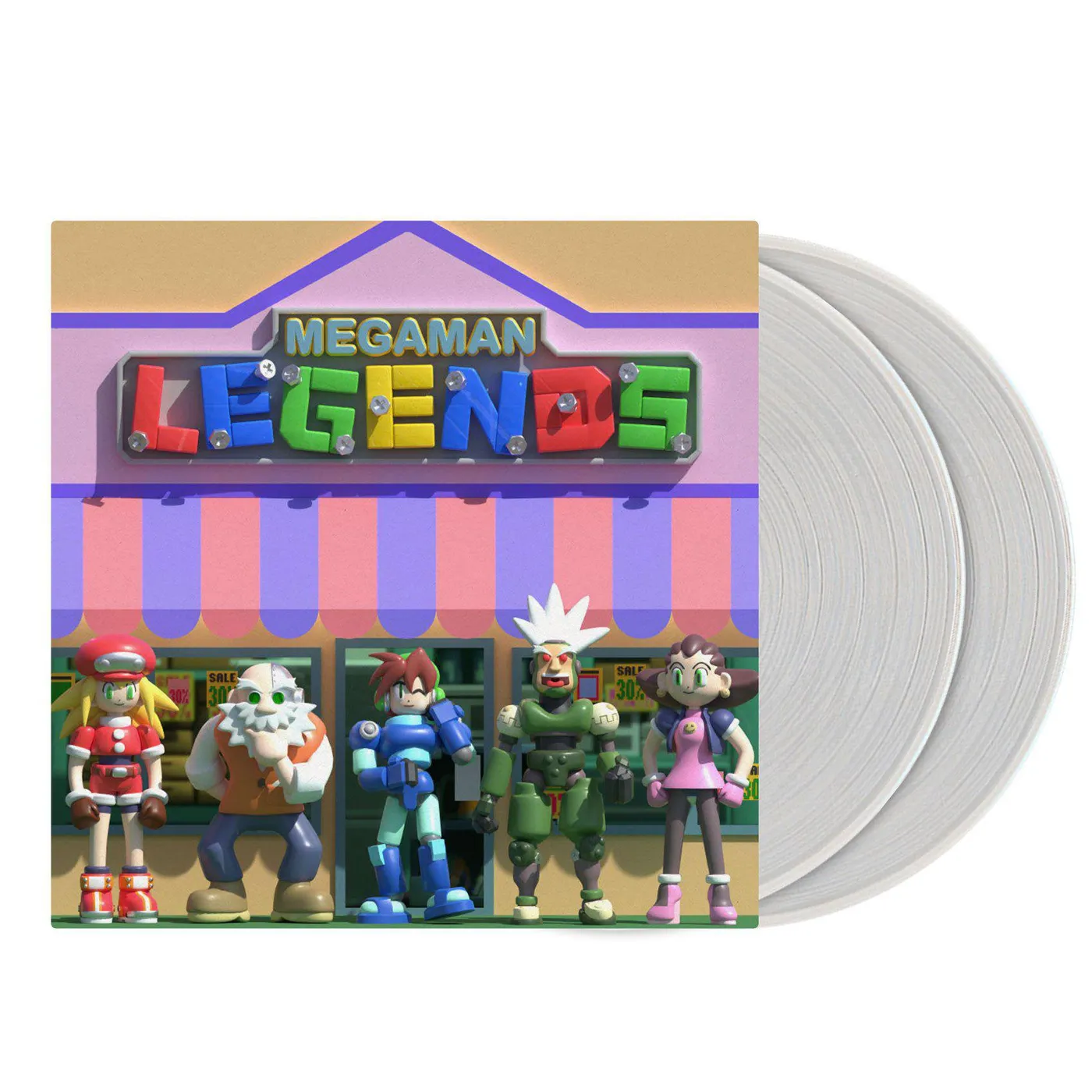 Capcom Sound Team MEGA MAN LEGENDS / Original Soundtrack (CLEAR VINYL) Vinyl Record