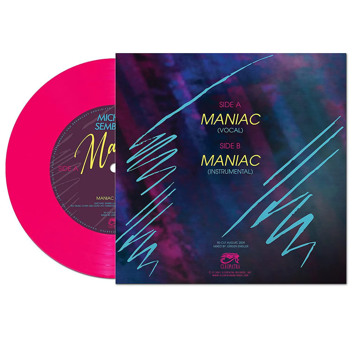 Michael Sembello Maniac (Pink) Vinyl Record