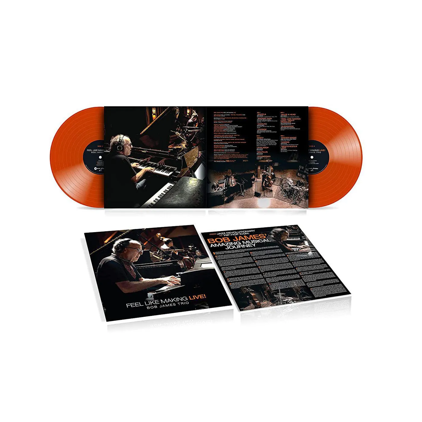 Bob James FEEL LIKE MAKING LIVE! (ORANGE VINYL) Vinyl Record
