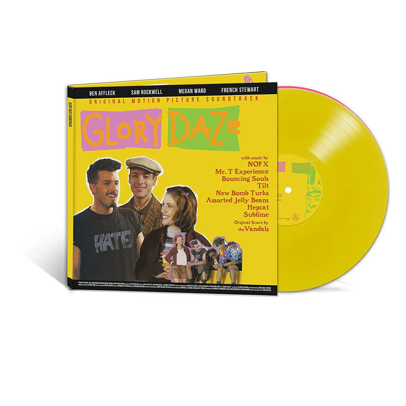 Glory Daze / O.S.T. GLORY DAZE / Original Soundtrack (YELLOW VINYL) Vinyl Record