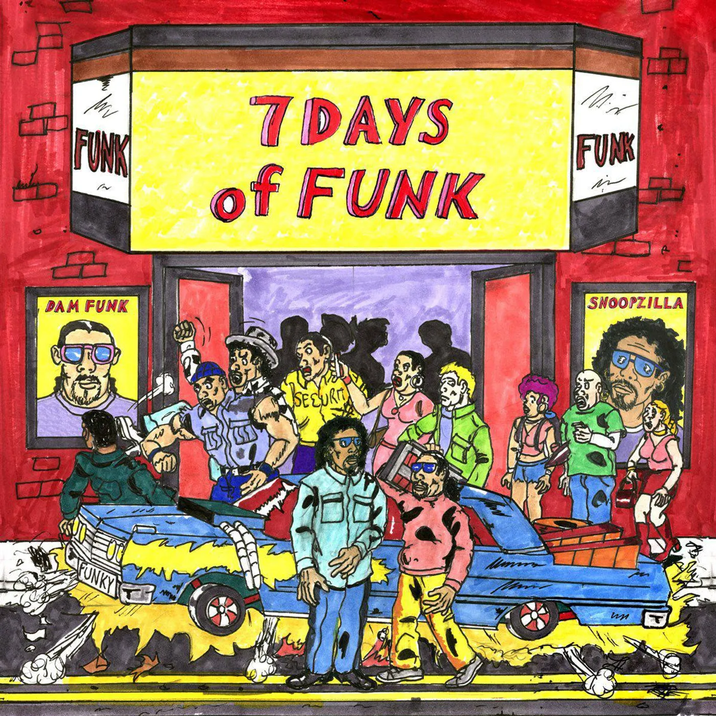 7 Days Of Funk (Dam Funk & Snoopzilla) 7 Days Of Funk S/T (8LP/45RPM) Box Set (Vinyl)