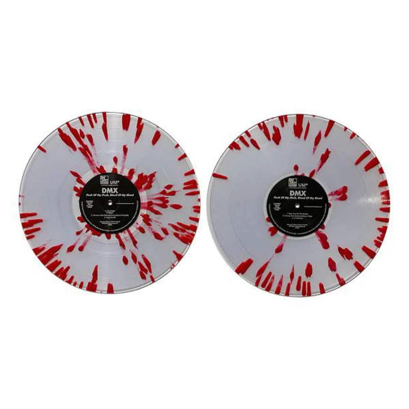 DMX Flesh Of My Flesh Blood Of My Blood (Clear W/ Blood Splatter) Vinyl Record