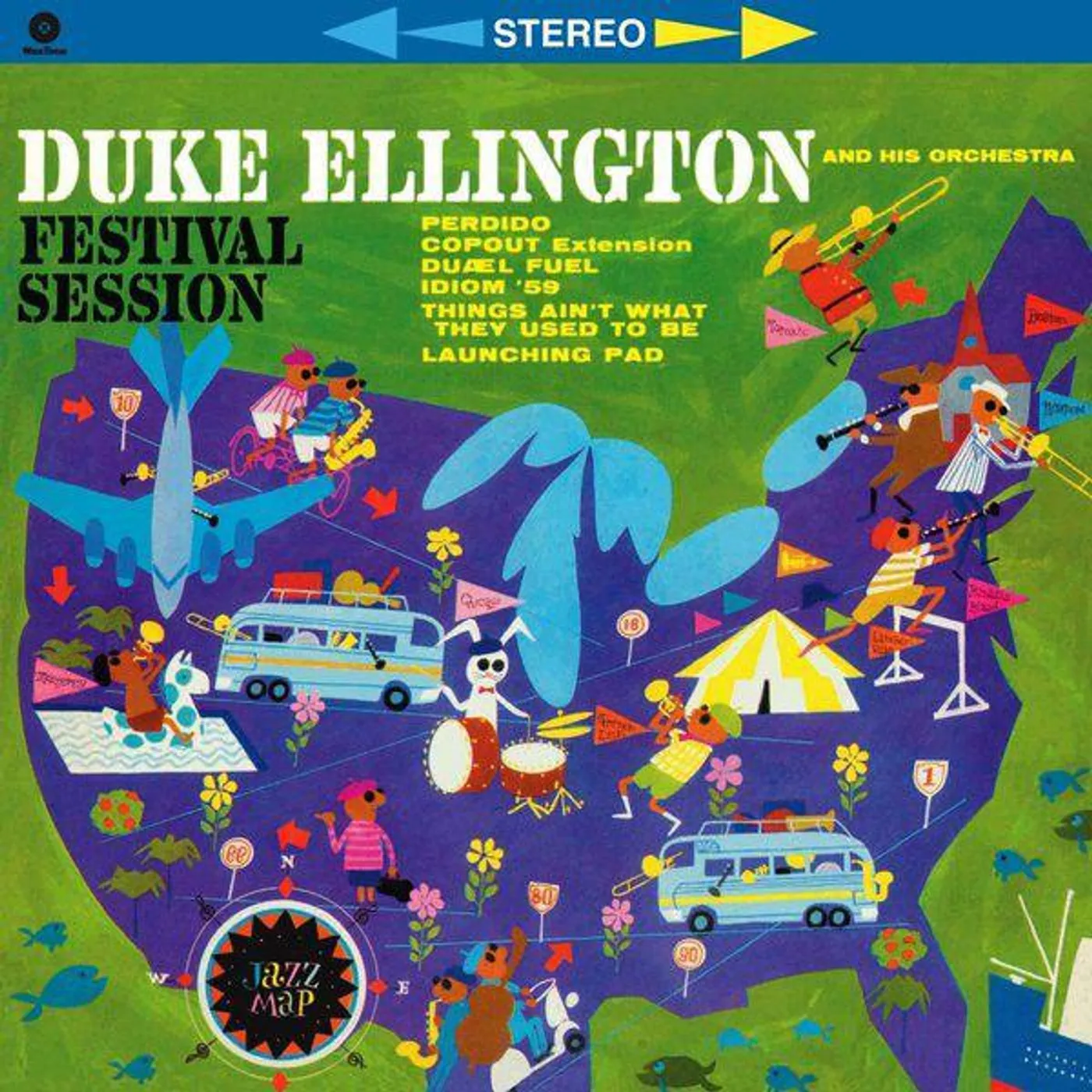 Duke Ellington FESTIVAL SESSION (BONUS TRACKS) Vinyl Record - 180 Gram Pressing