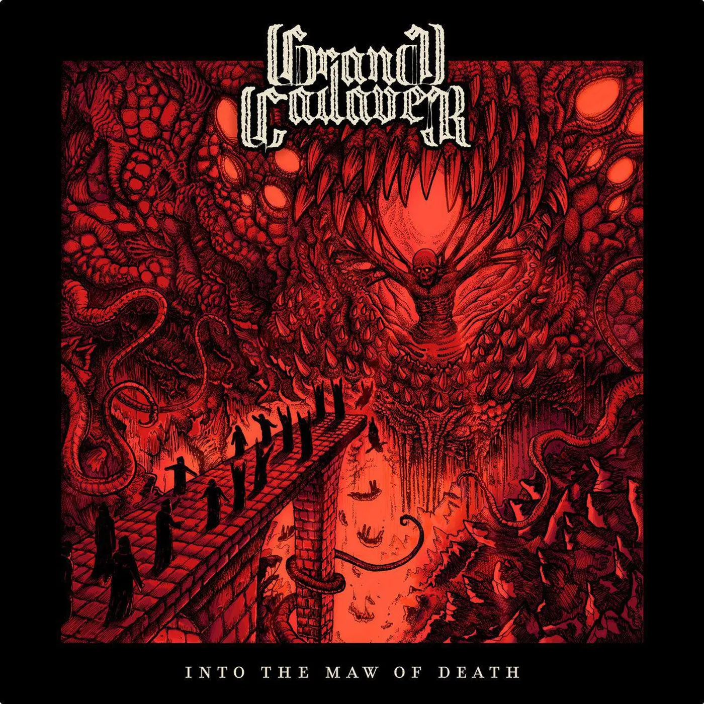 Grand Cadaver INTO THE MAW OF DEATH (SMOKEY GREY VINYL) Vinyl Record