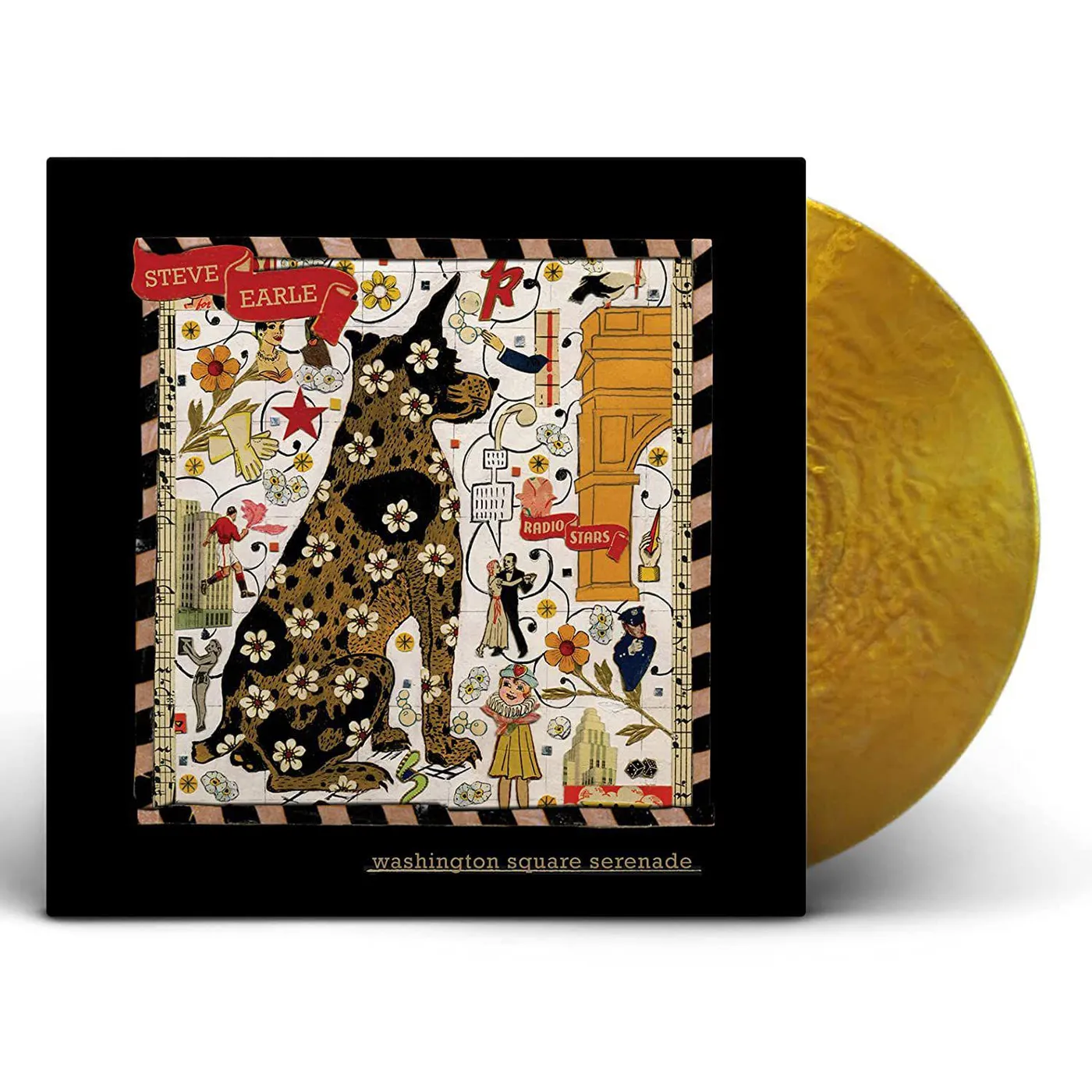 Steve Earle WASHINGTON SQUARE SERENADE (METALLIC GOLD COLOR) Vinyl Record