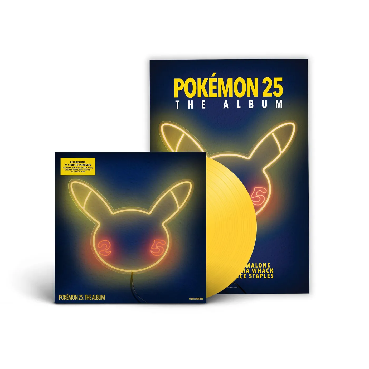 Pokemon 25: The Album / Var POKEMON 25: THE ALBUM Vinyl Record