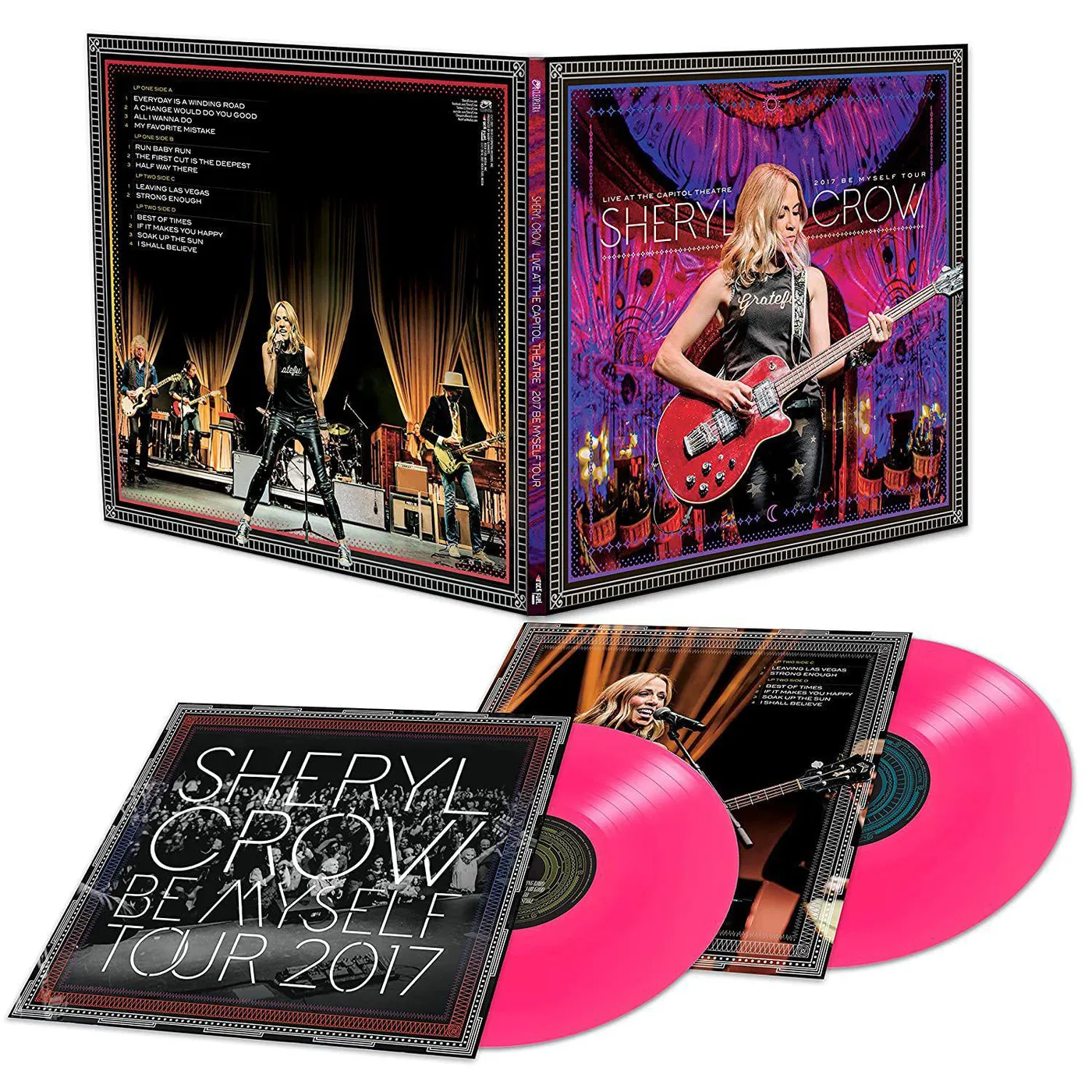 Sheryl Crow Live At The Capitol Theatre - 2017 Be Myself Tour (2LP/Pink) Vinyl Record