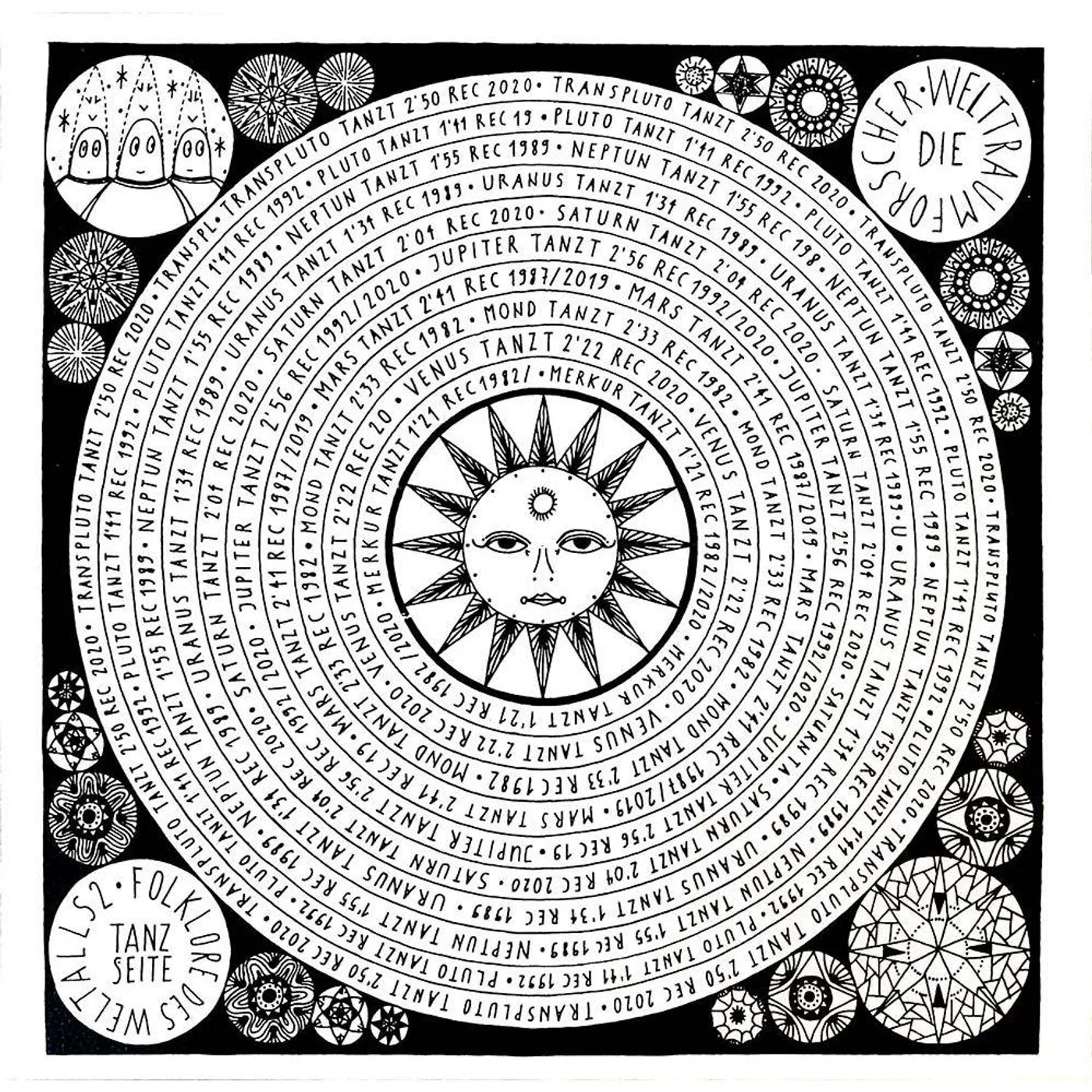 Die Welttraumforscher FOLKLORE DES WELTALLS 2 Vinyl Record