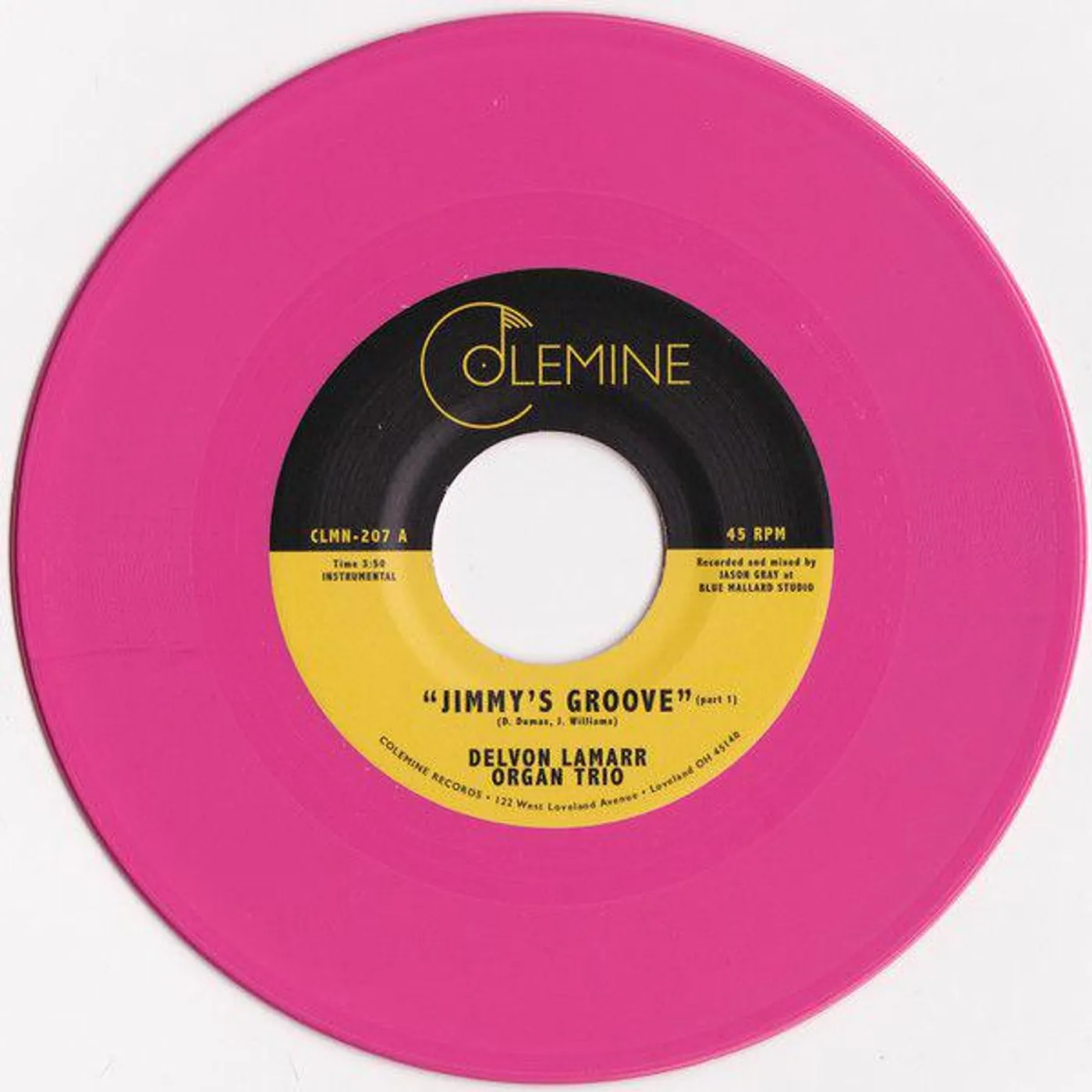 Delvon Lamarr Organ Trio Jimmy's Groove (Pink) Vinyl Record