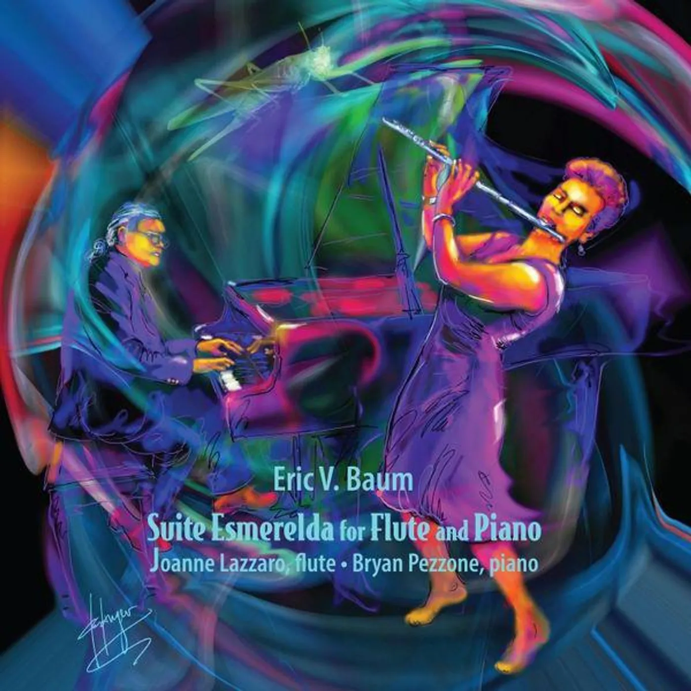 Joanne Lazzaro Suite Esmerelda for Flute and Piano Vinyl Record