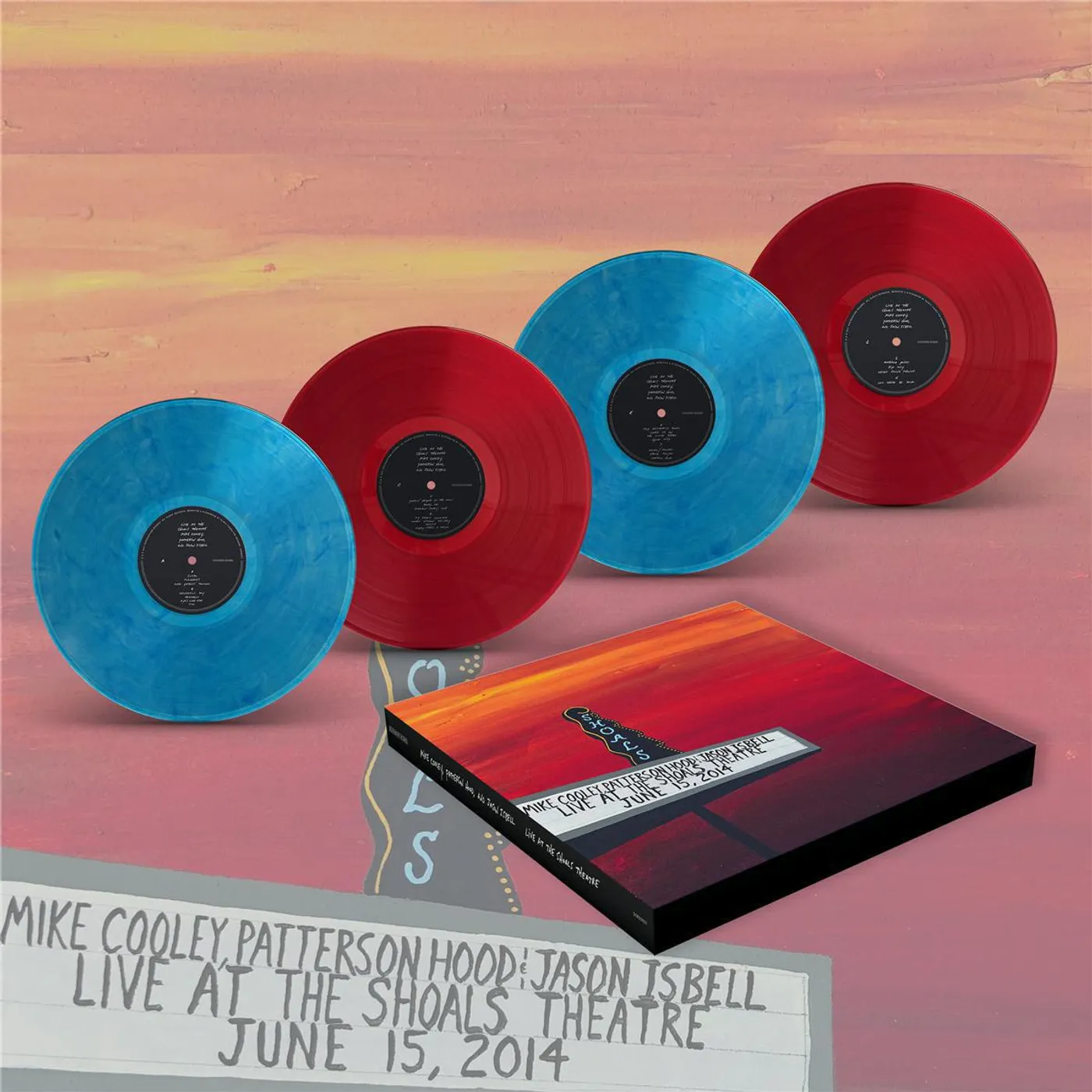 Mike Cooley / Patterson Hood / Jason Isbell Live At The Shoals Theatre (4LP) Box Set (Vinyl)