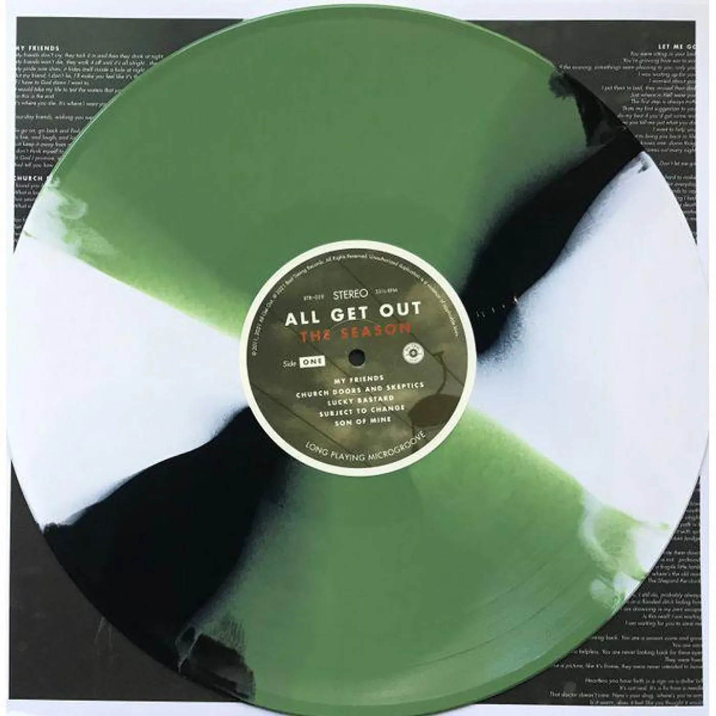 All Get Out SEASON (DELUXE ANNIV./GREEN WITH BLACK & WHITE VINYL) Vinyl Record