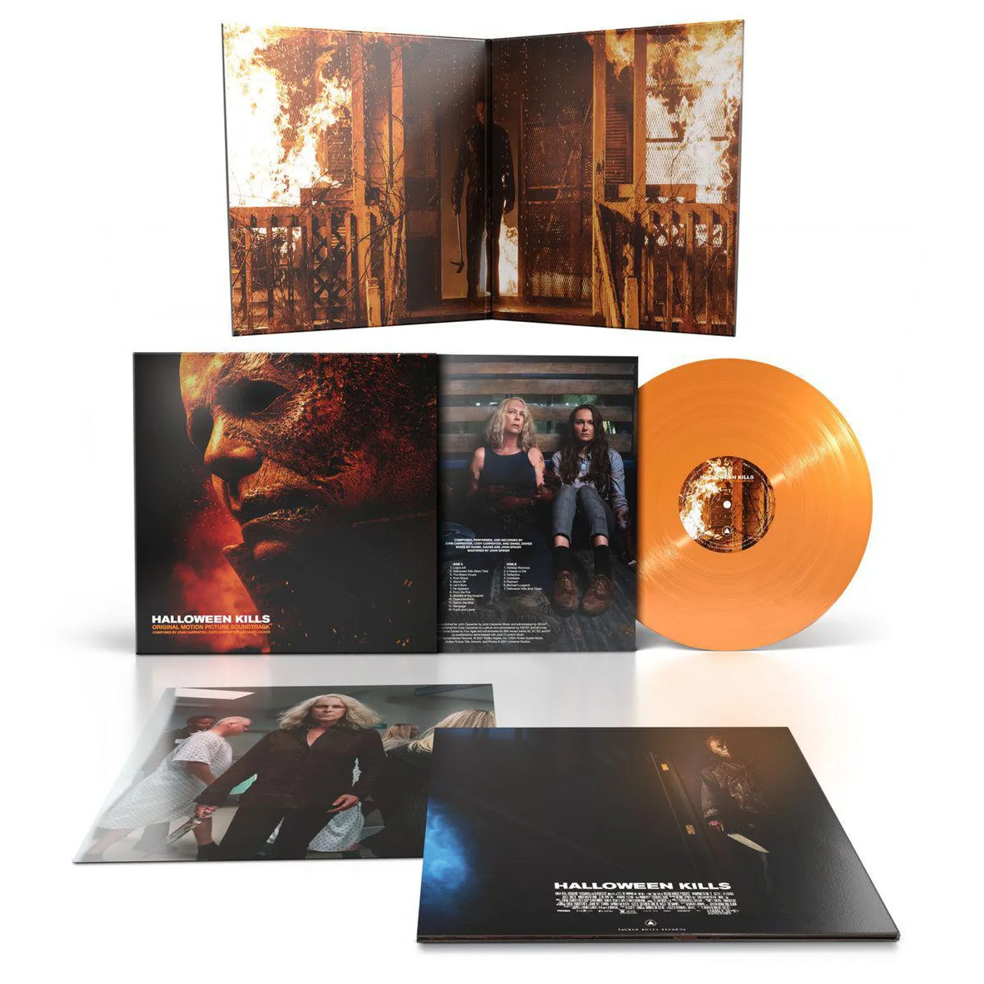 John Carpenter, Cody Carpenter, and Daniel Davies Halloween Kills Original Soundtrack (Orange) Vinyl Record