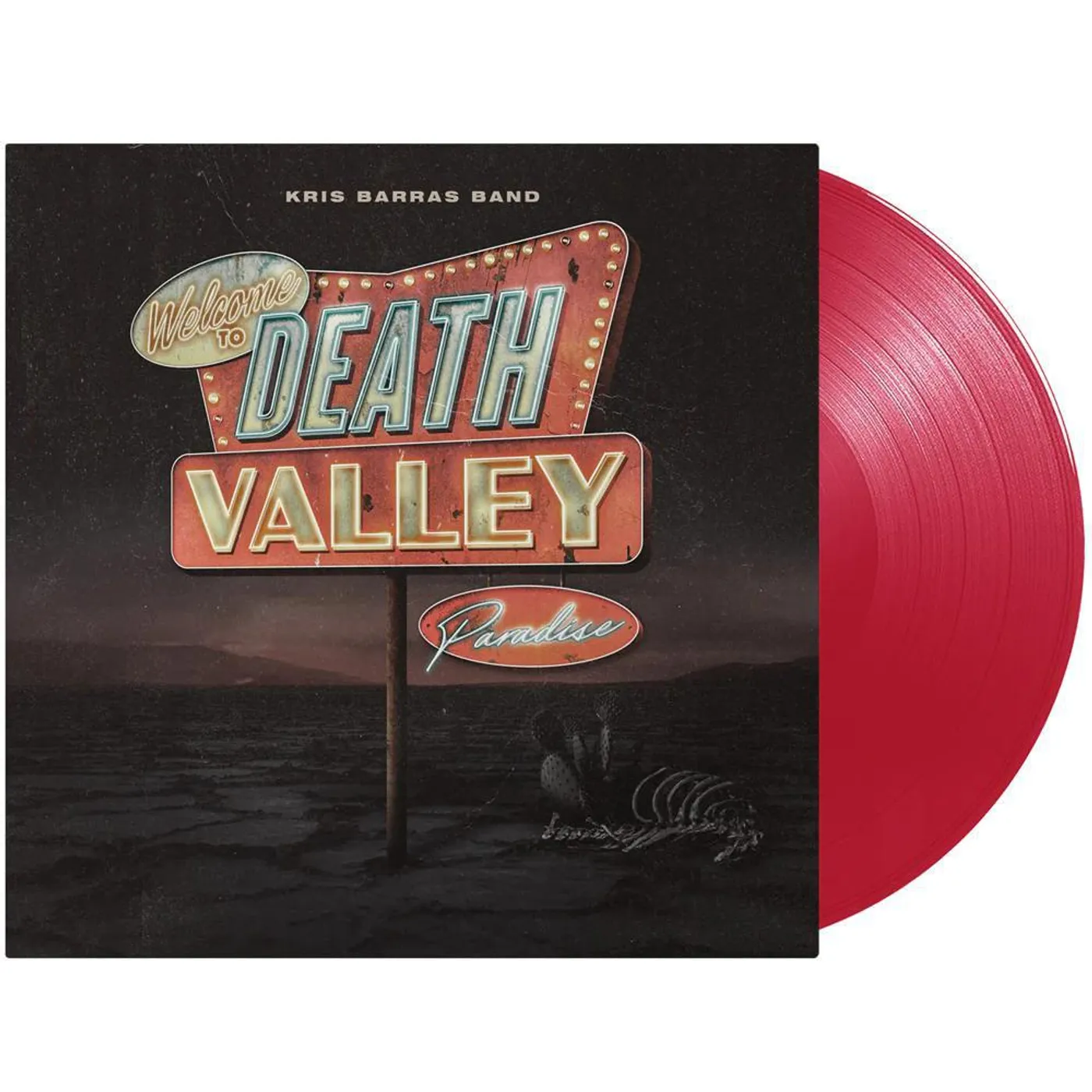 Kris Barras Band Death Valley Paradise (Transparent Red) Vinyl Record