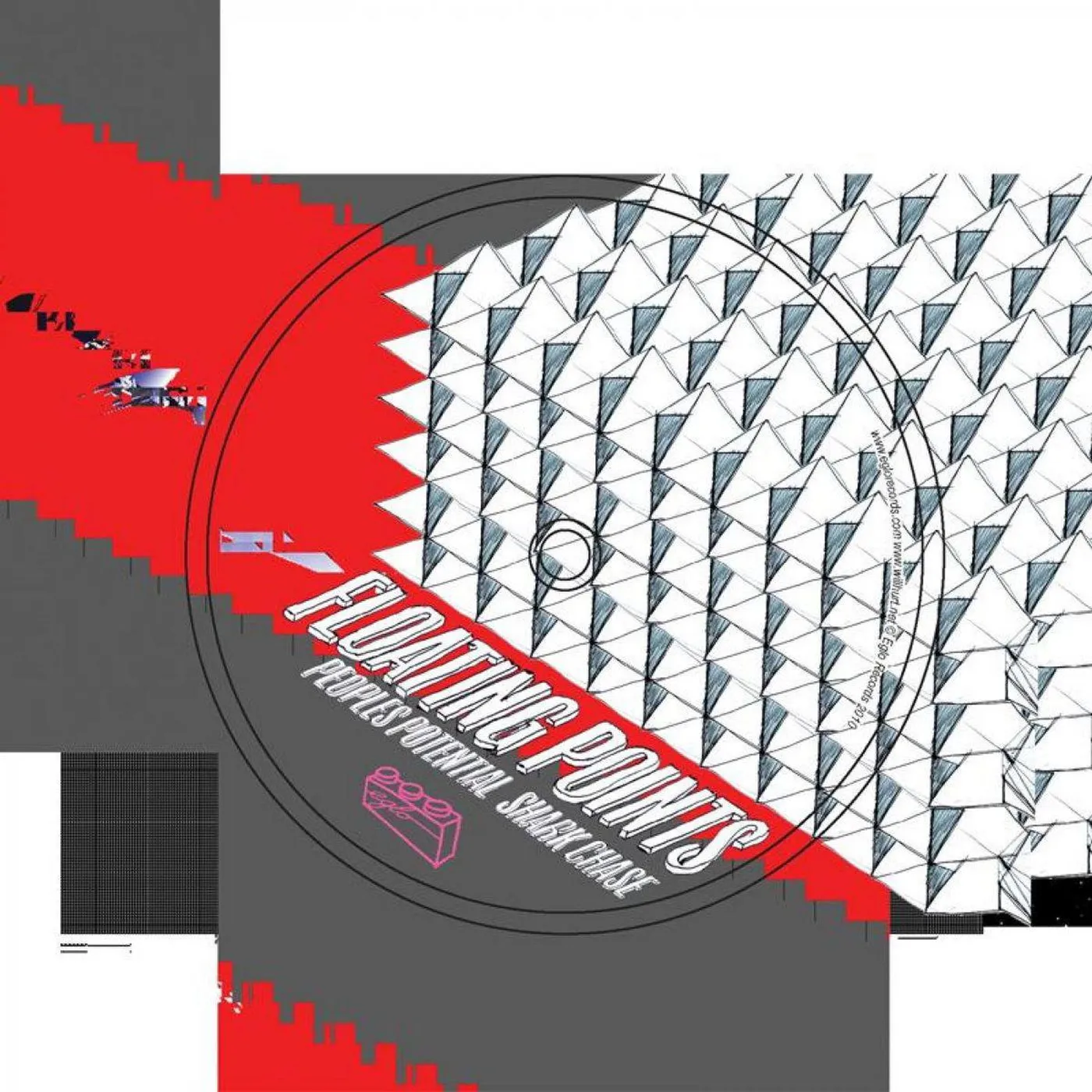 Floating Points PEOPLES POTENTIAL/SHARK CHASE (2 SIDED PROMO WHITE Vinyl Record