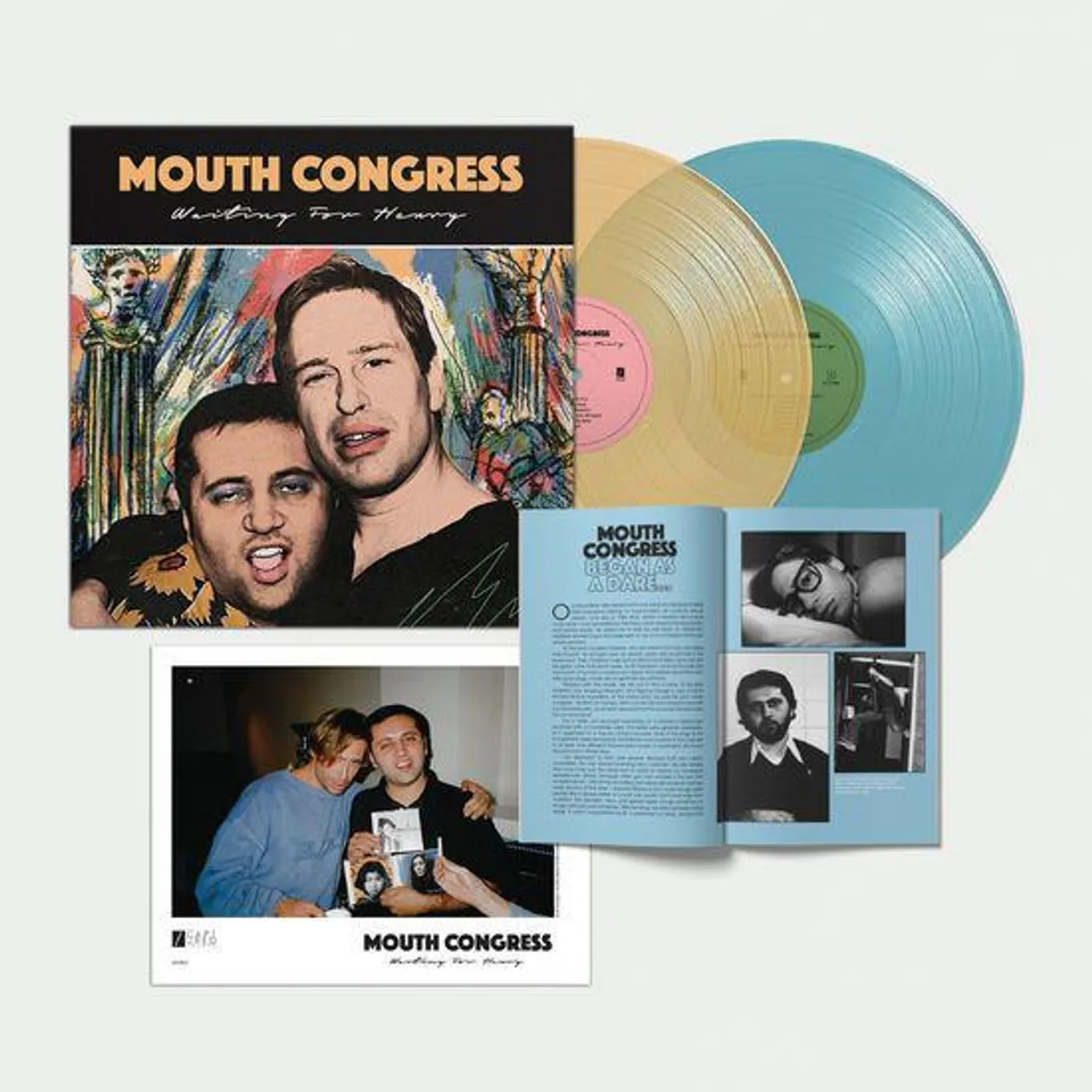 Mouth Congress WAITING FOR HENRY (2LP/BLUE & TRANSLUCENT TAN VINYL) Vinyl Record
