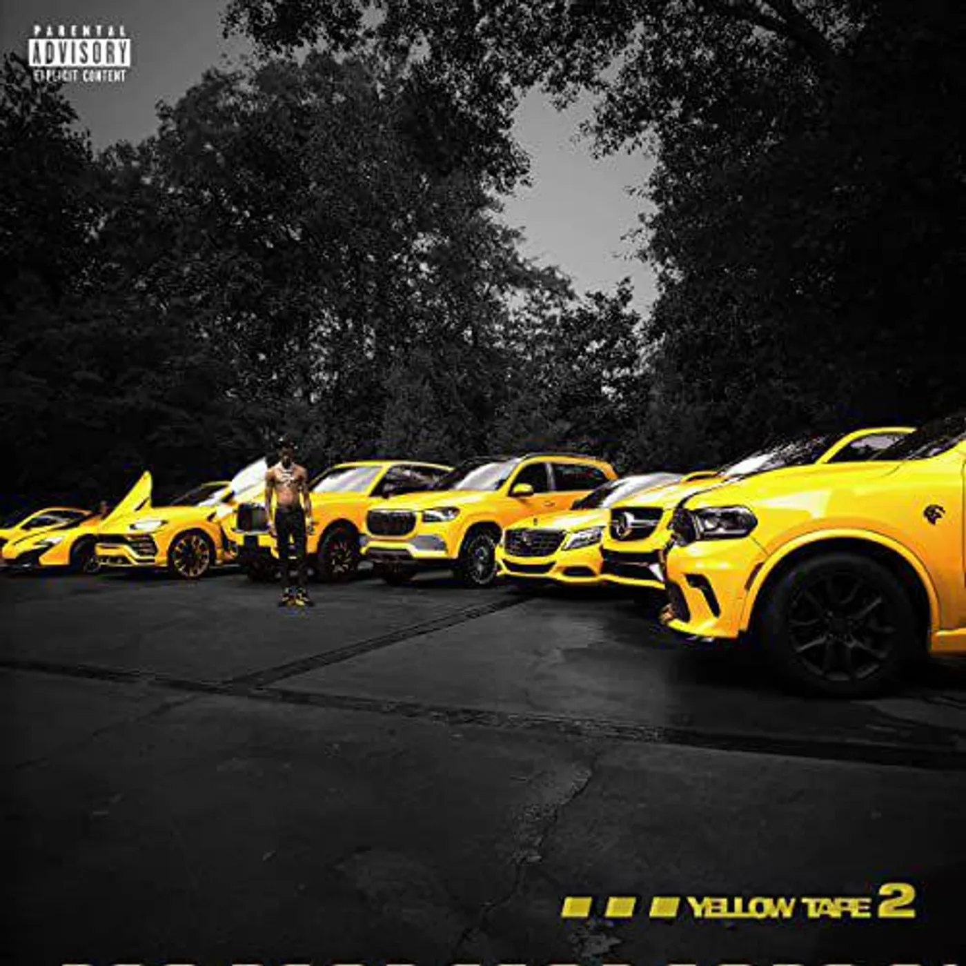 Key Glock YELLOW TAPE 2 (CANARY YELLOW) Vinyl Record