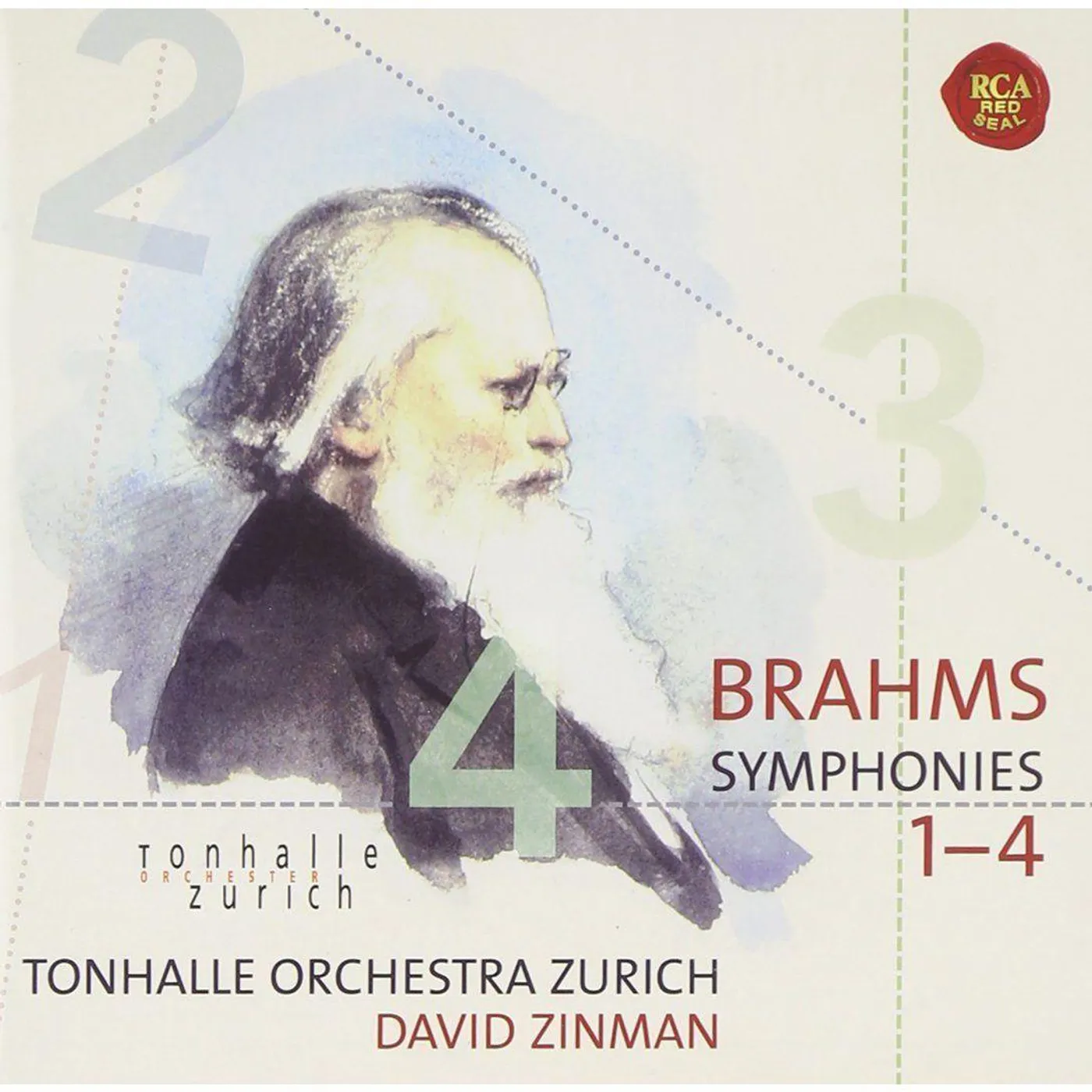 David Brahms / Zinman SYMPHONIES 1-4 CD