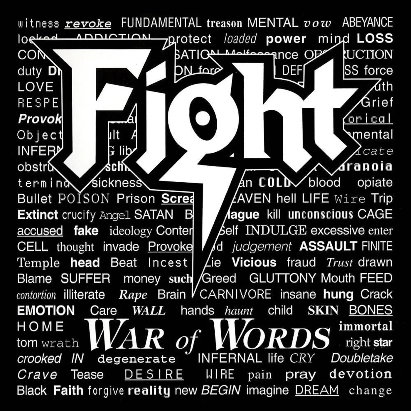 Fight War Of Words Vinyl Record