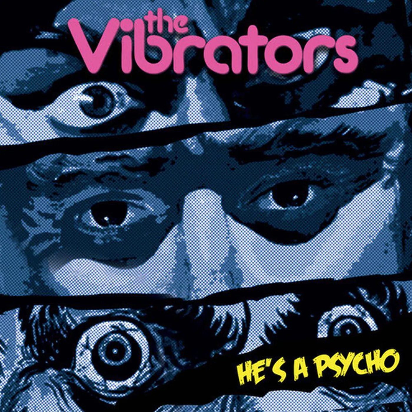 The Vibrators HE'S A PSYCHO (YELLOW) Vinyl Record