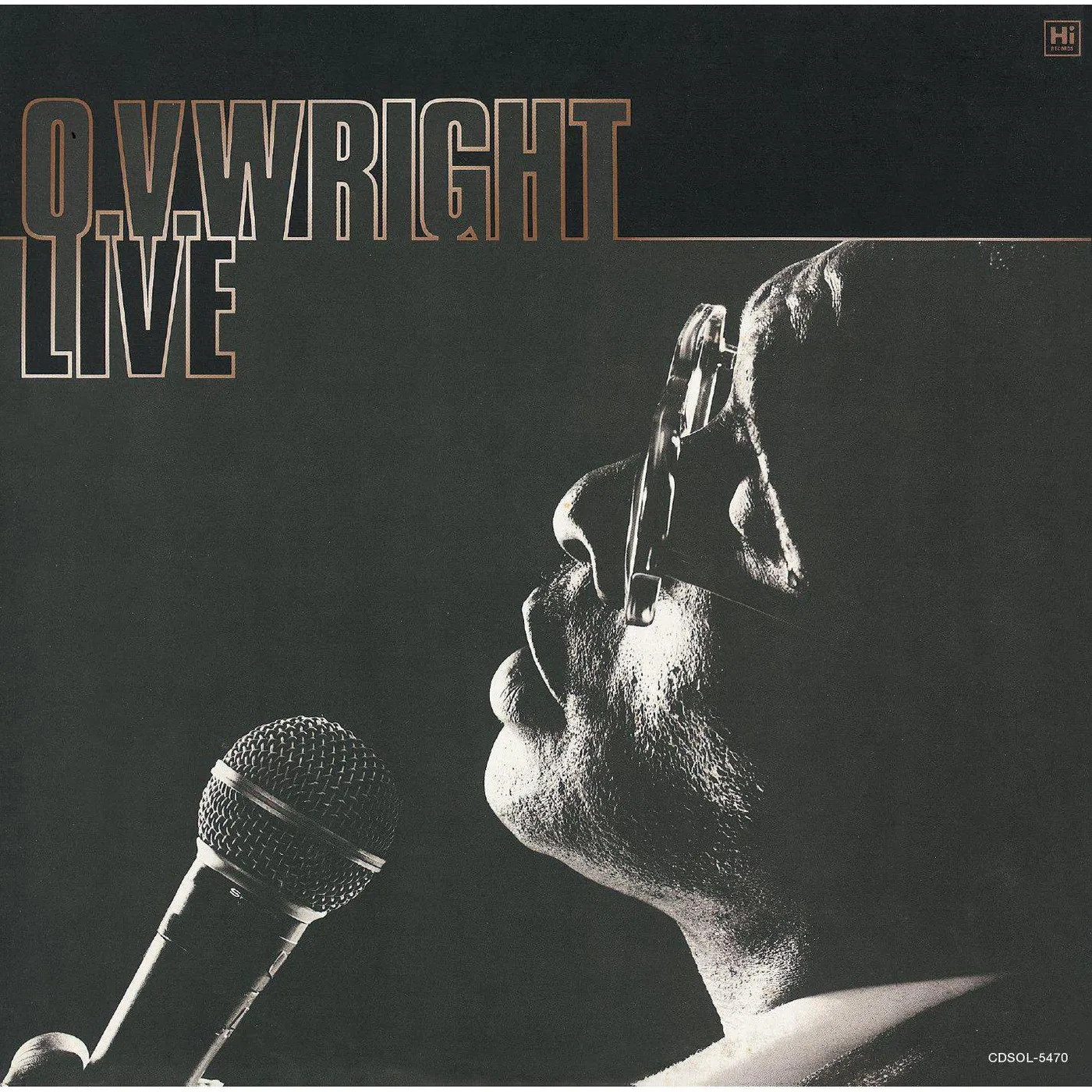 O.V. Wright LIVE IN JAPAN CD